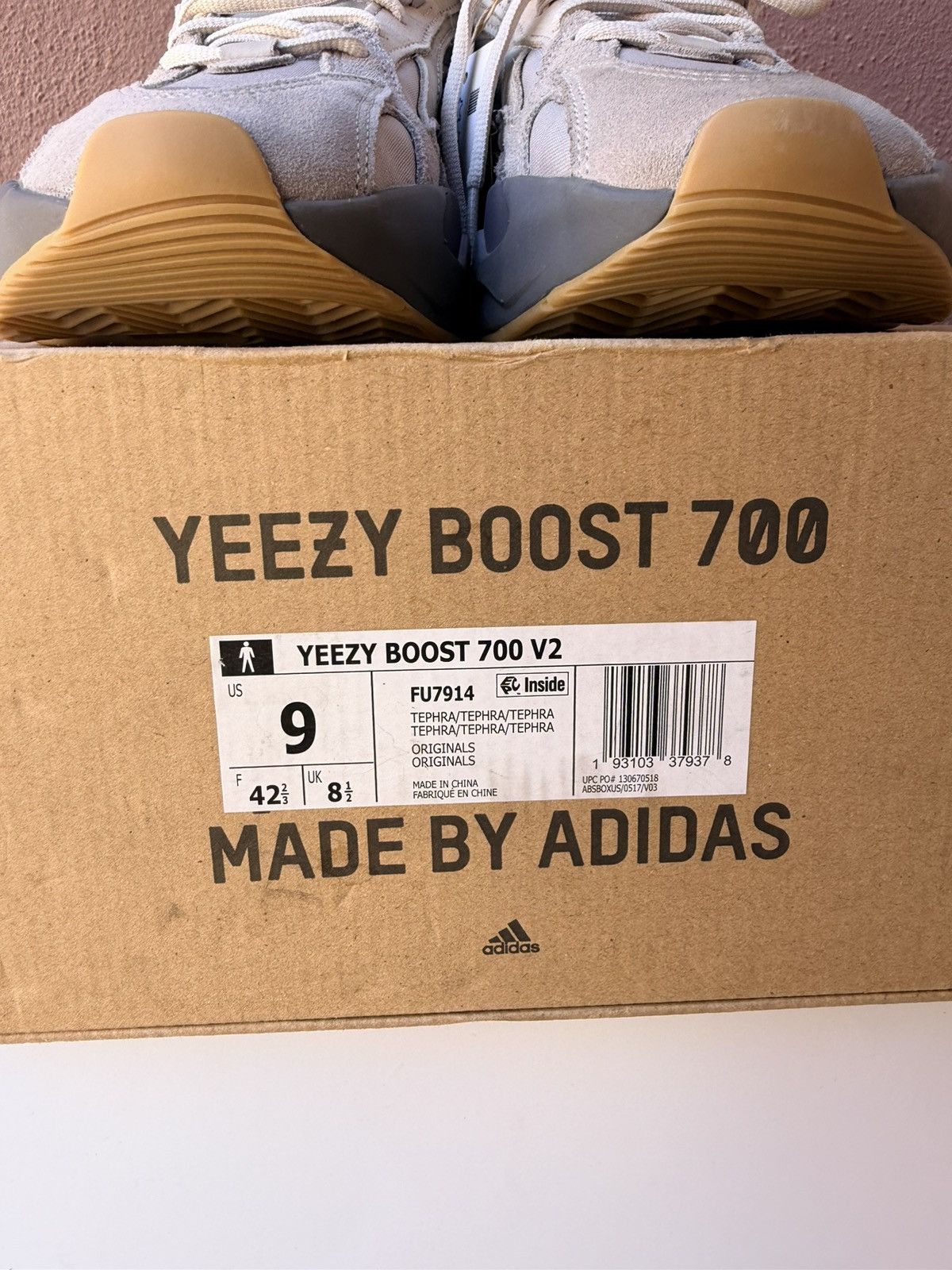 Yeezy Adidas Yeezy Boost 700 V2 Tephra Sneaker Shoes Size 9 Size US 9 / EU 42 - 3 Thumbnail
