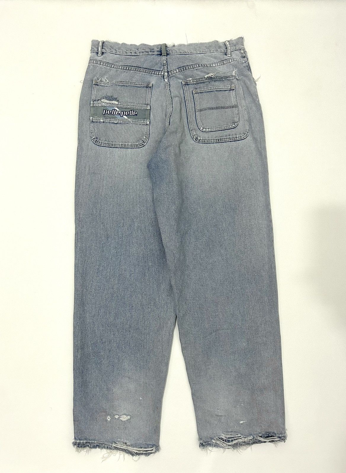 Marc Buchanan × Pelle Pelle Pele Pele Marc Buchanan Distressed Beggy Jeans Size US 36 / EU 52 - 1 Thumbnail