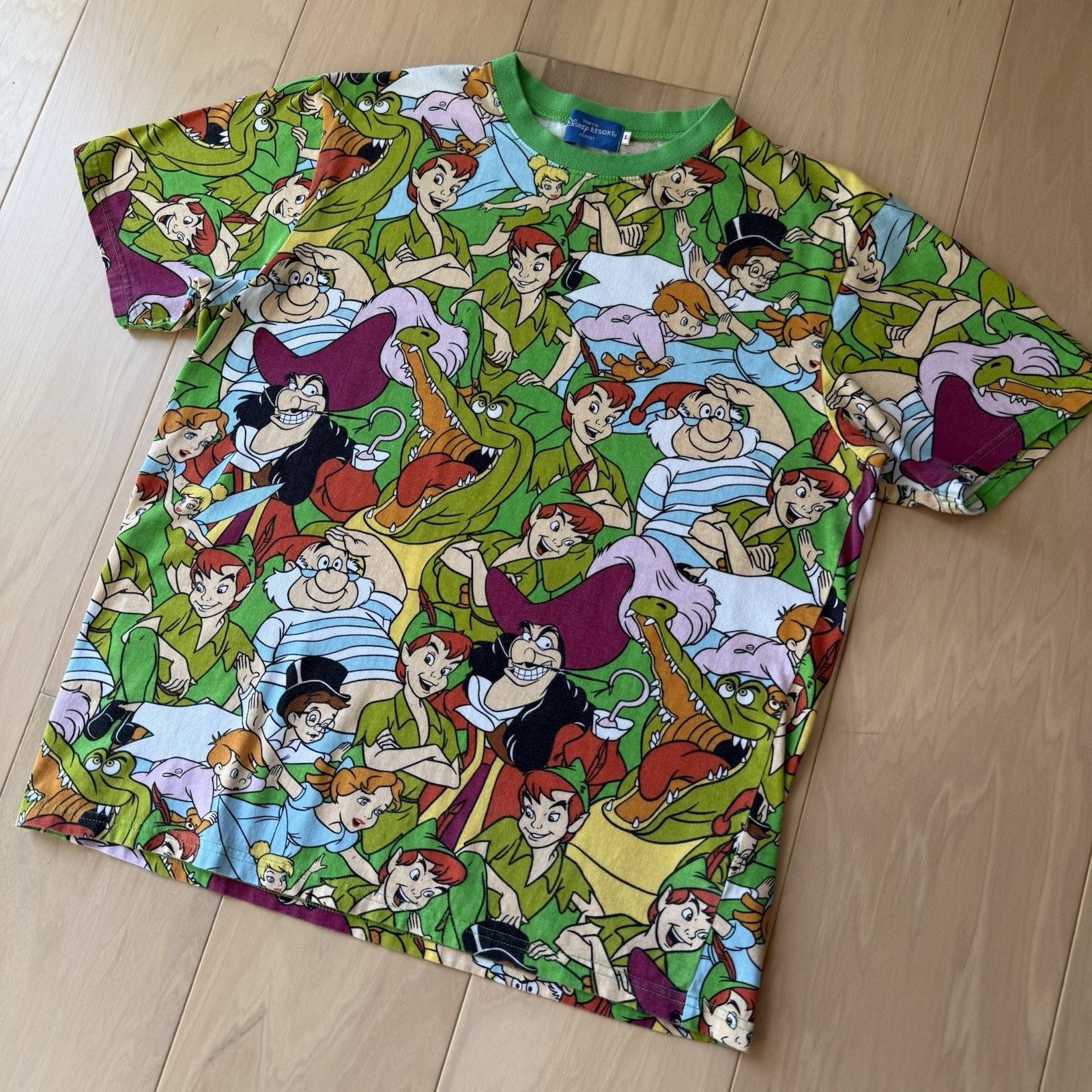 Disney Disney Peter Pan Shirt L Multicolor Tinker Bell Captain Hook Size US L / EU 52-54 / 3 - 8 Thumbnail