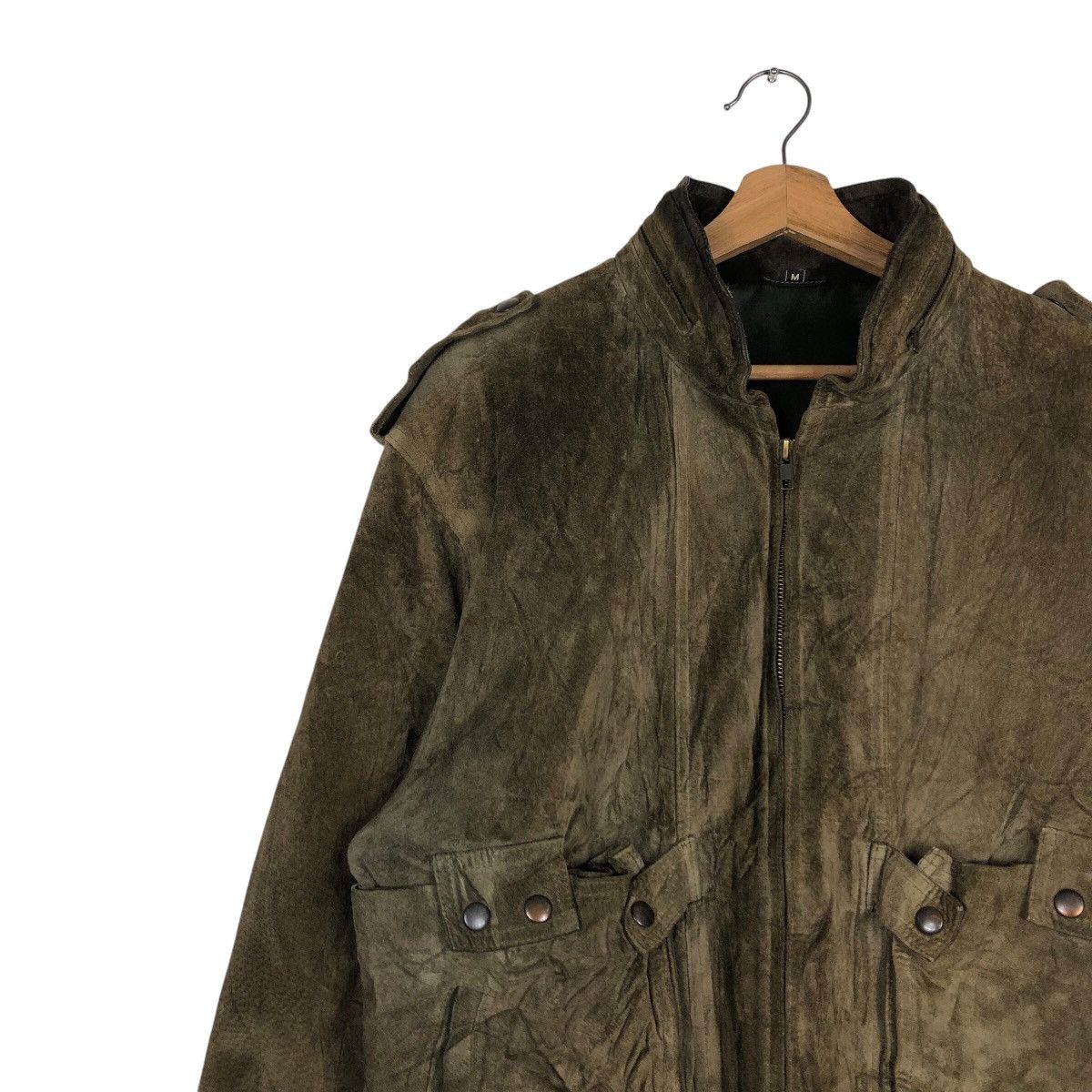 Japanese Brand 📌Vintage Biker Leather Jacket Captious Person Issey Miyake Size US M / EU 48-50 / 2 - 8 Thumbnail