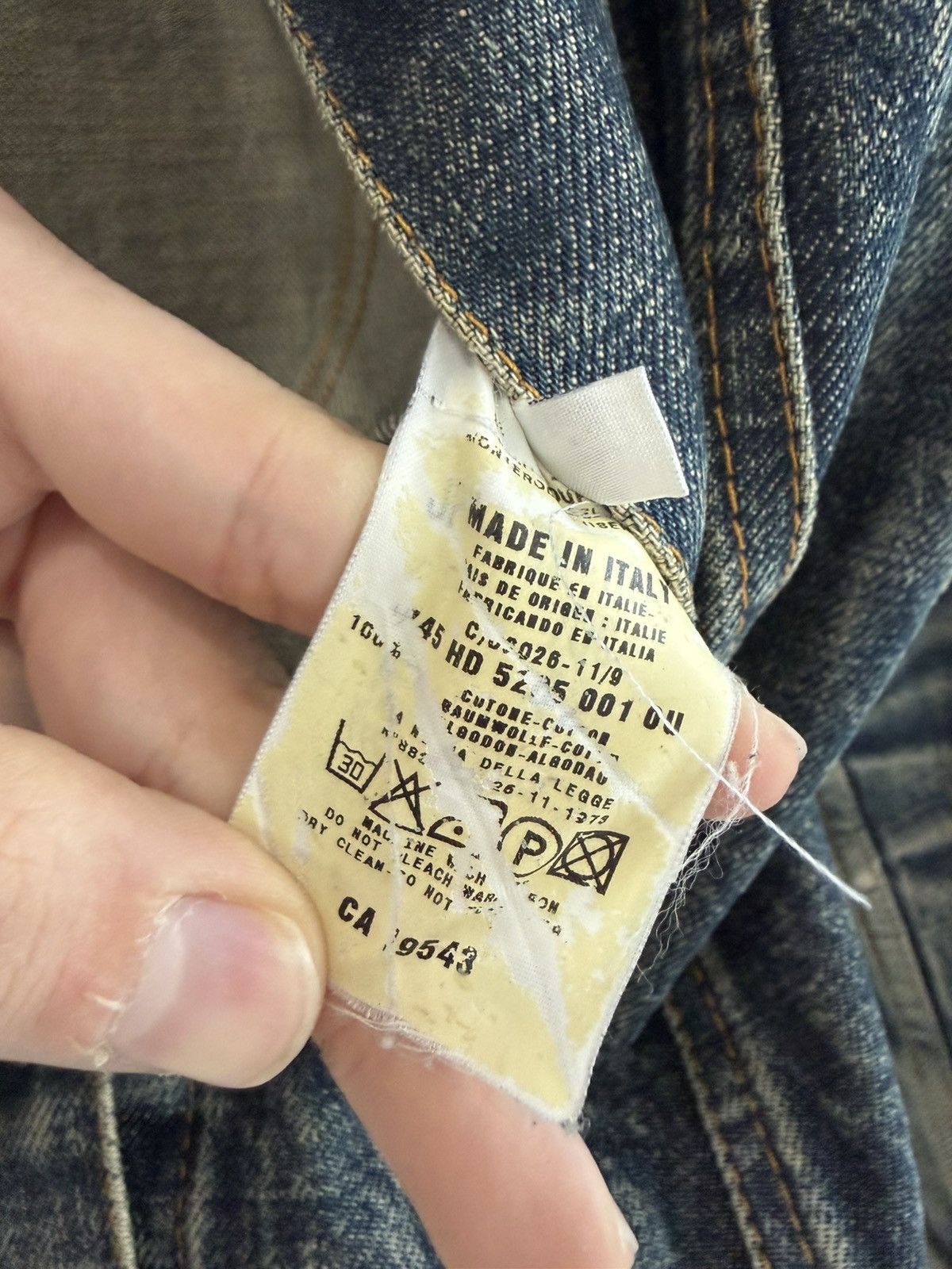 Helmut Lang A/W 1999 HELMUT LANG DENIM JACKET Size US XS / EU 42 / 0 - 6 Thumbnail