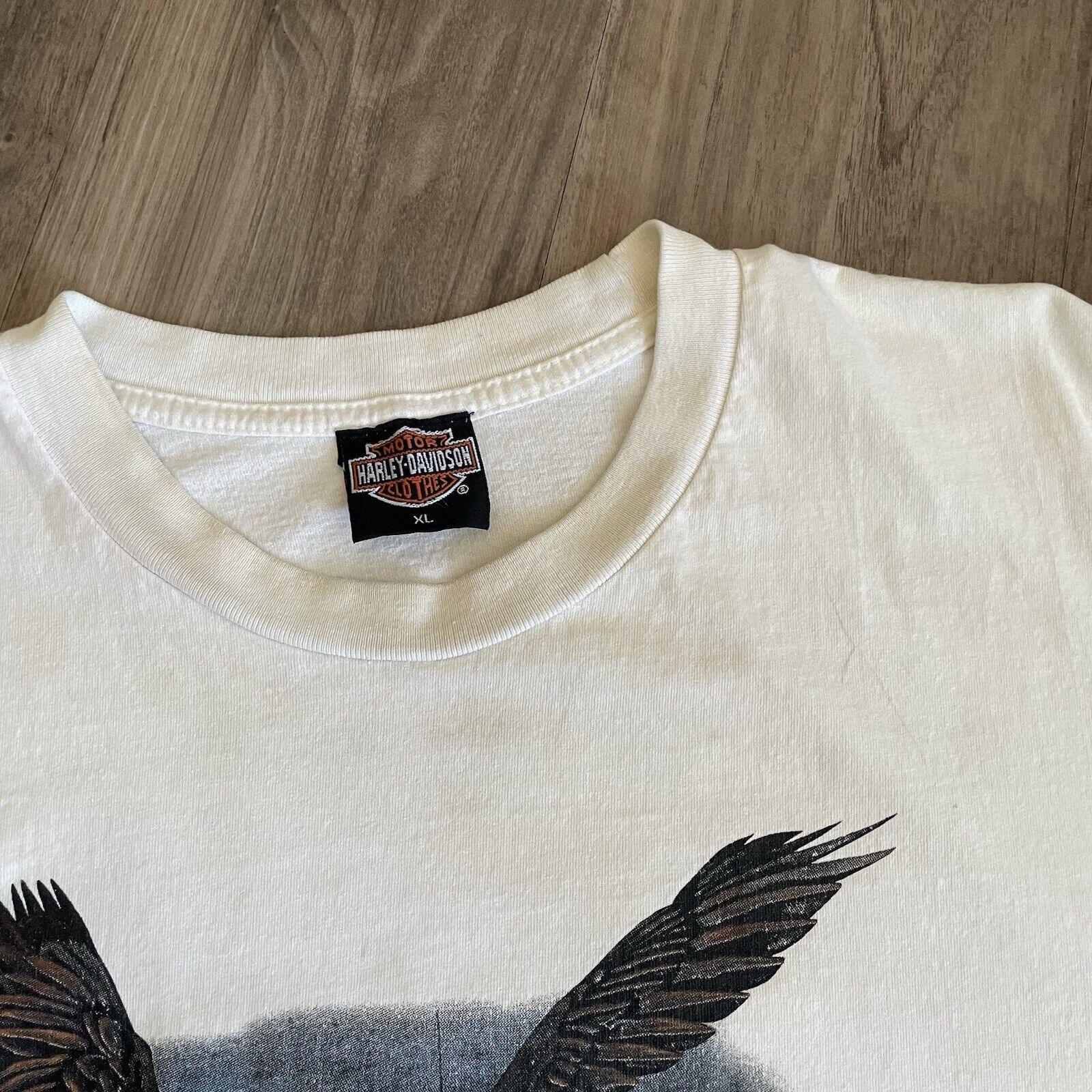 Harley Davidson × Vintage Vintage Harley Davidson 3D Emblem T-Shirt Eagle Rare Size XL Size US XL / EU 56 / 4 - 10 Thumbnail
