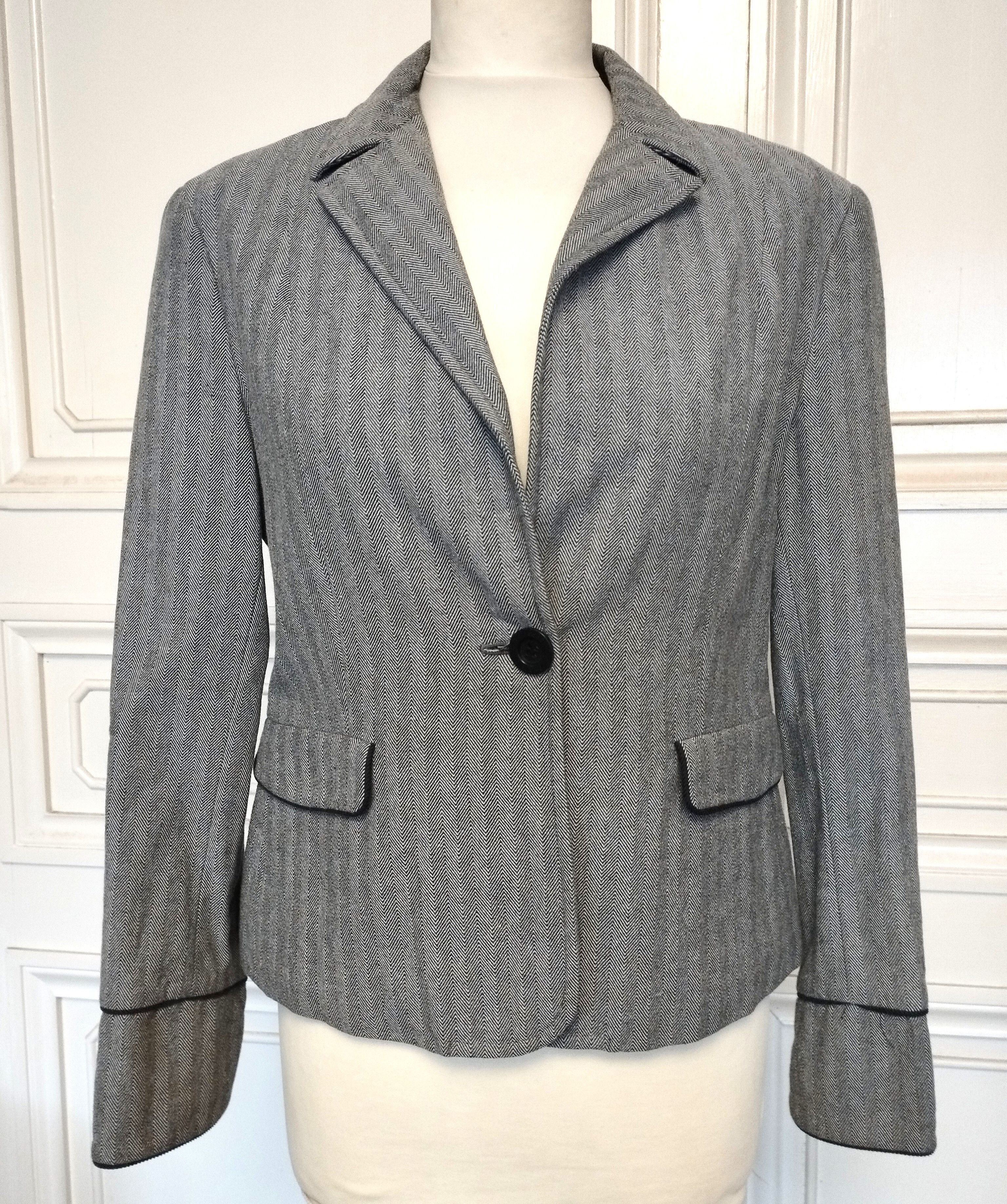 Cerruti 1881 Cerruti Veste Laine Chevrons T L/XL Size L / US 10 / IT 46 - 4 Thumbnail