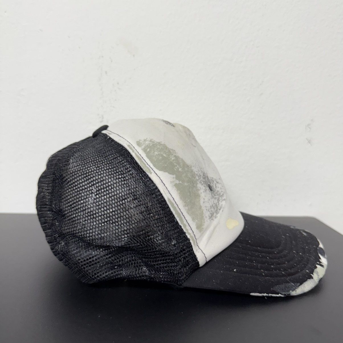 Beauty Beast Vintage Thrashed Paint Splatter Trucker Hat Skater Riot Punk Size ONE SIZE - 3 Thumbnail