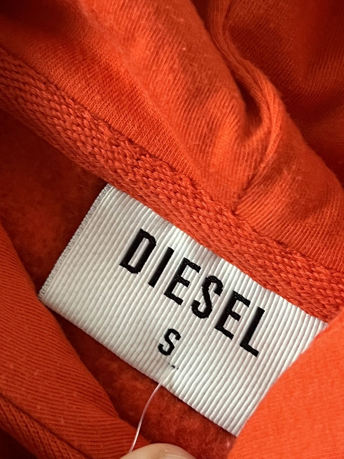 Diesel Diesel Orange Mongram Crop Top Women’s Streetwear Hoodie Size S / US 4 / IT 40 - 14 Thumbnail