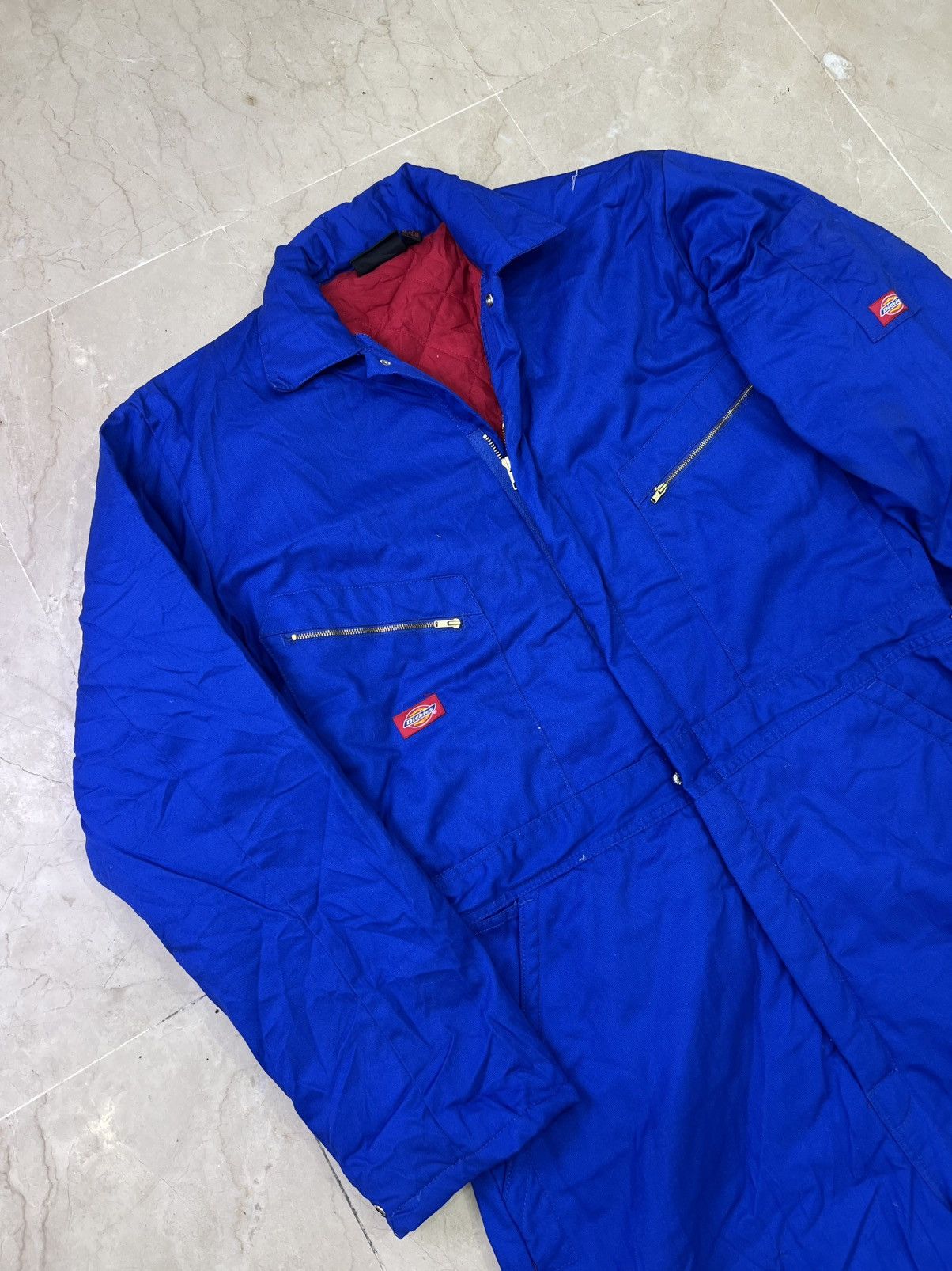 Dickies Vintage Dickies Insulated Workwear Coveralls Blue Quilted Size US L / EU 52-54 / 3 - 2 Thumbnail