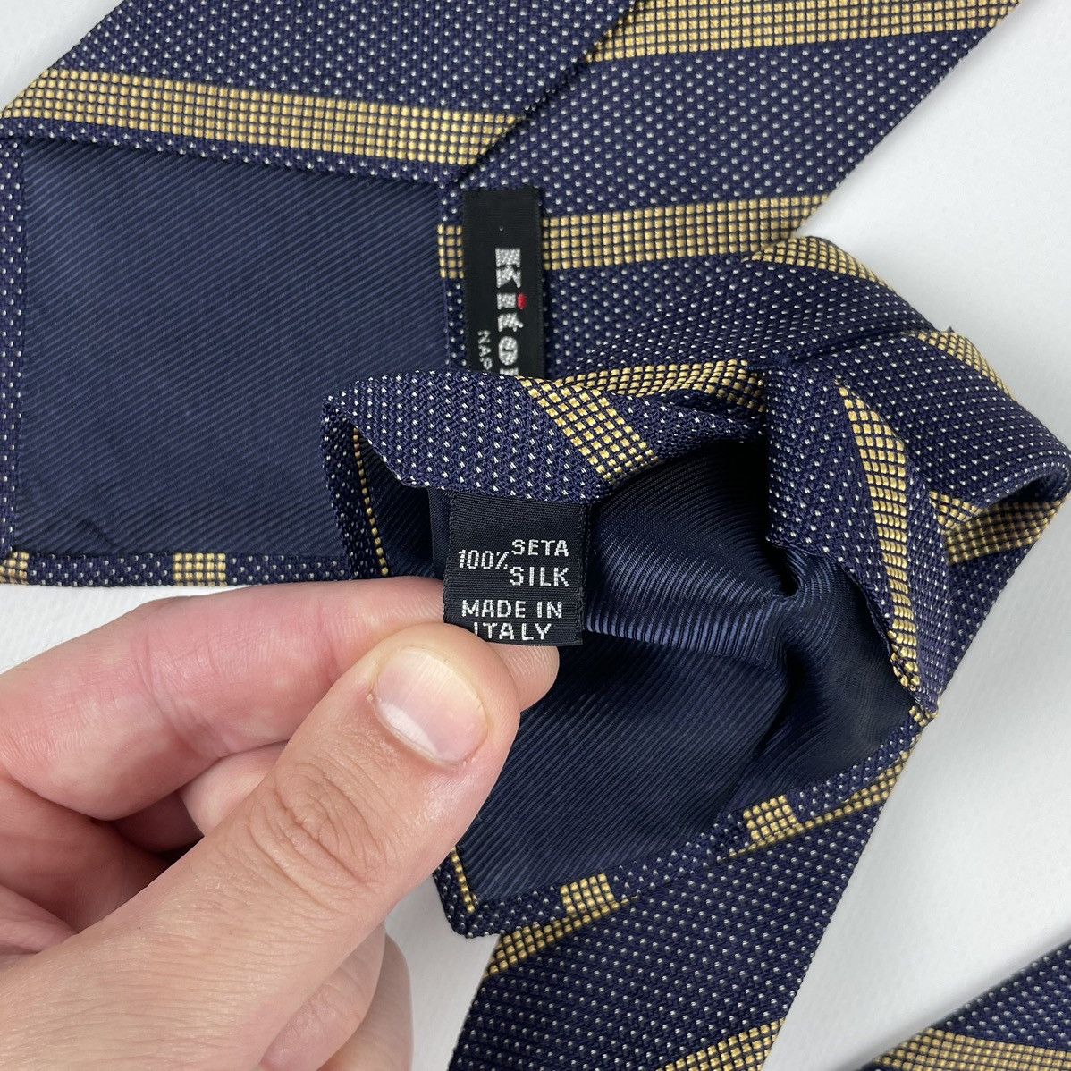 Kiton Kiton Napoli Striped Silk Tie Size ONE SIZE - 6 Thumbnail