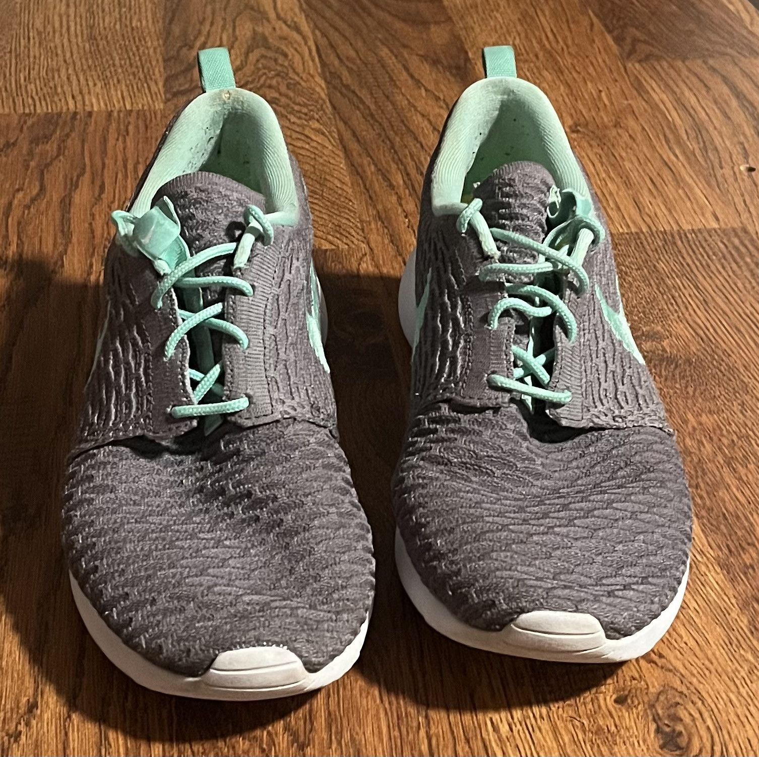 Nike Nike Roshe One iD Grey Mint Green Custom Sneakers Size US 9.5 / IT 39.5 - 4 Thumbnail