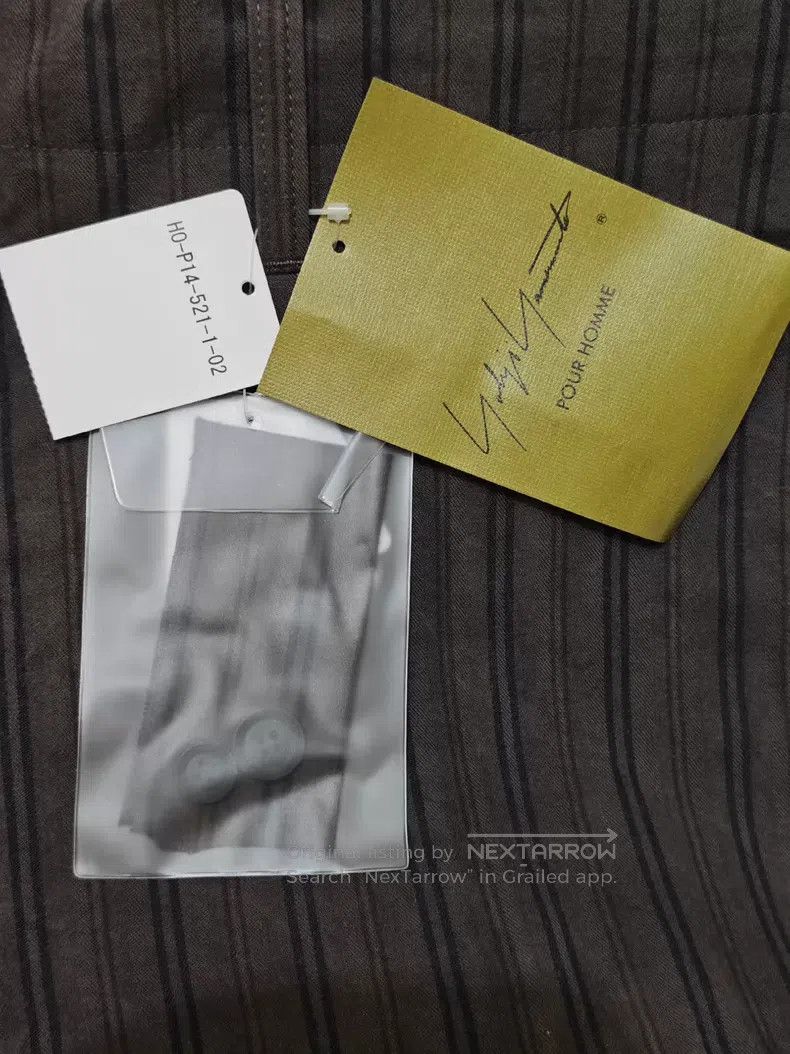 Yohji Yamamoto Yohji Yamamoto size 2 20ss main line look7 dark linen pants Size US 28 / EU 44 - 2 Thumbnail