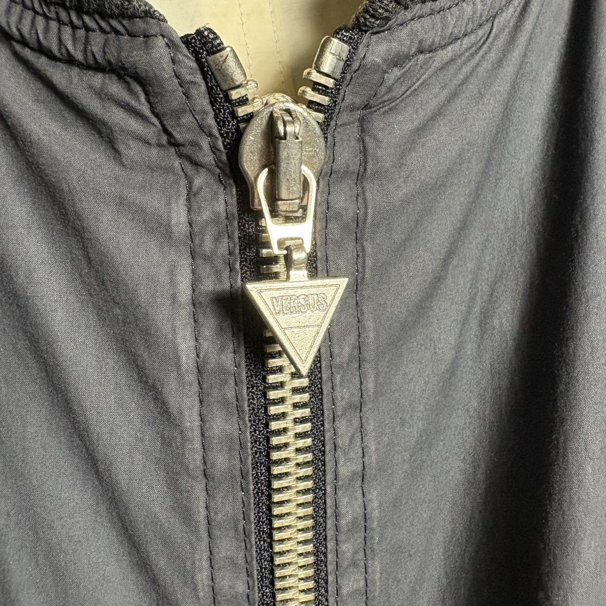 Versace Gianni Versace Versus Black Biker Bomber Zipper Jacket Size US L / EU 52-54 / 3 - 6 Thumbnail