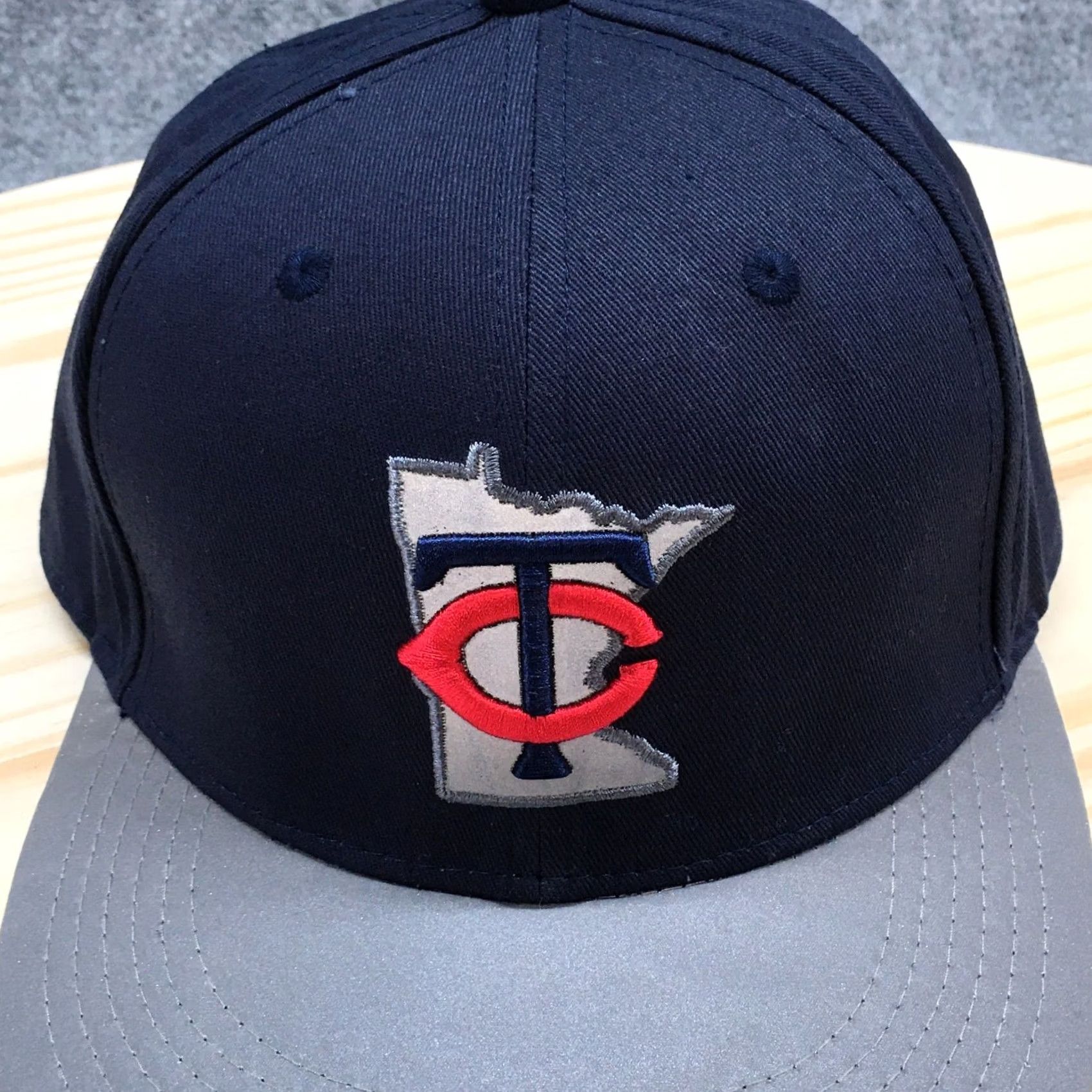 Twins Minnesota Twins Melonwear Baseball Cap Men Blue OS Adjustable Curved Brim Cotton Size ONE SIZE - 3 Thumbnail