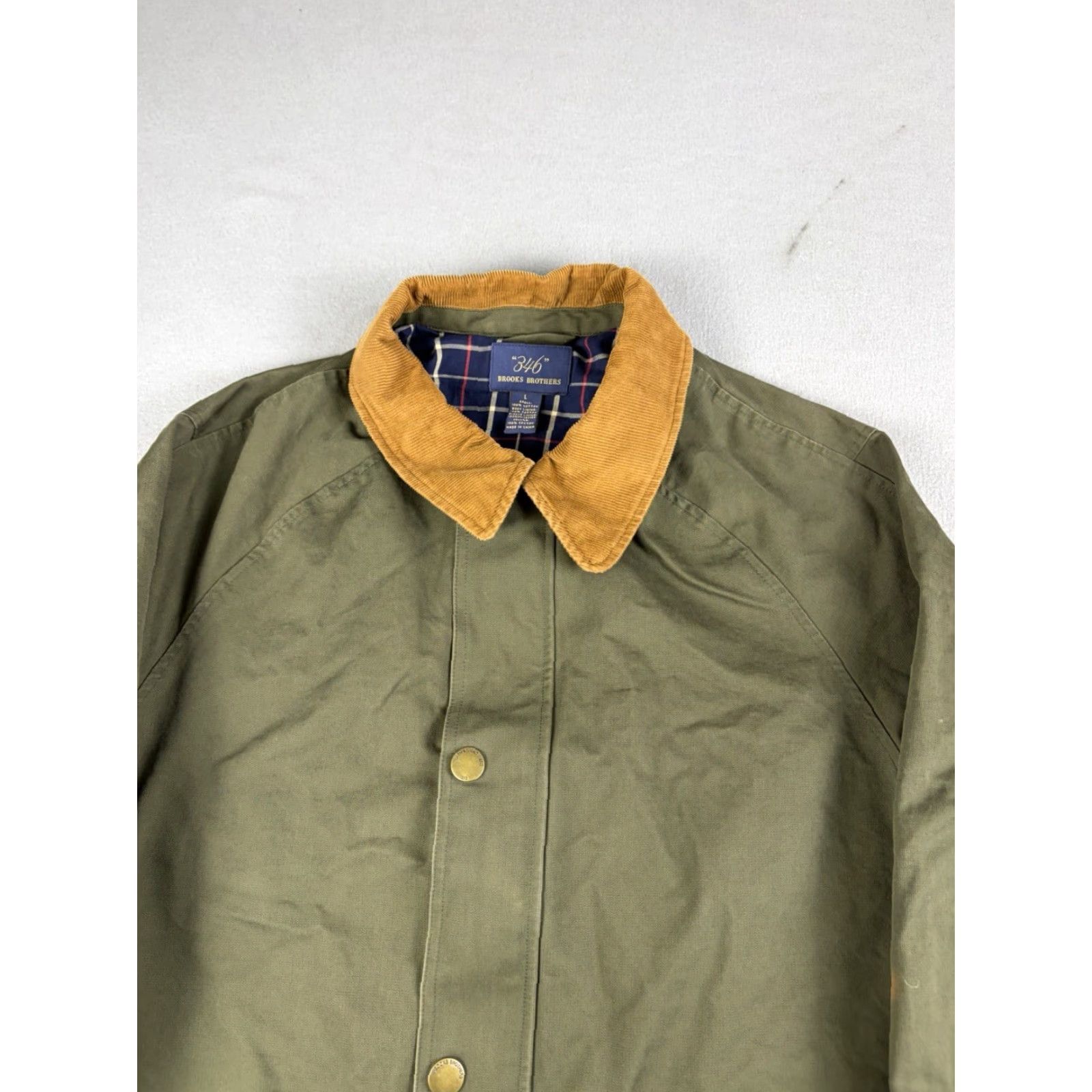 Brooks Brothers Brooks Brothers Barn Jacket Men’s L Corduroy Collar Lined Chore Coat Jacket Size US L / EU 52-54 / 3 - 2 Thumbnail