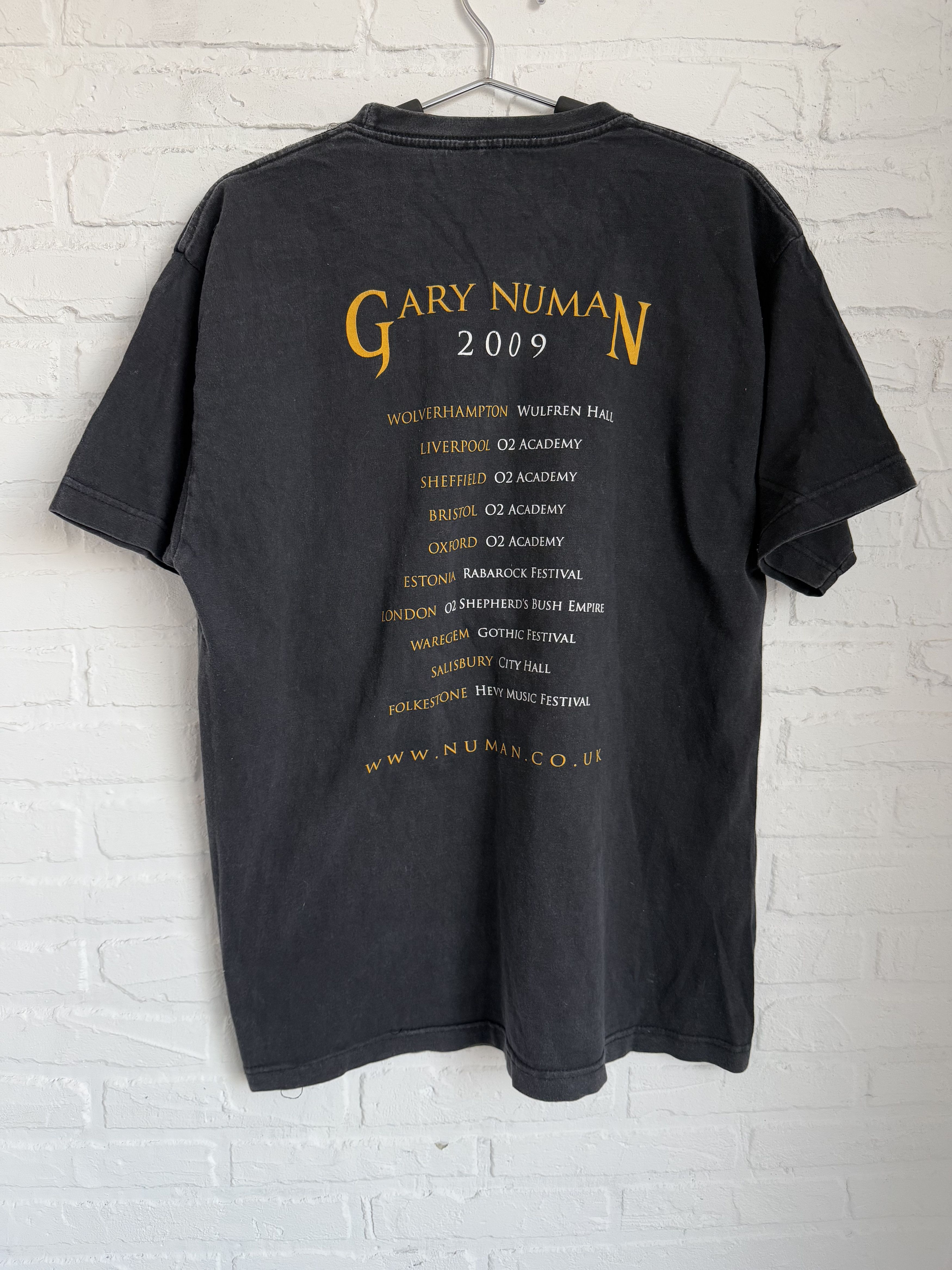 Band Tees × Vintage vintage 2009 Gary Numan tour t-shirt Size US XL / EU 56 / 4 - 2 Thumbnail