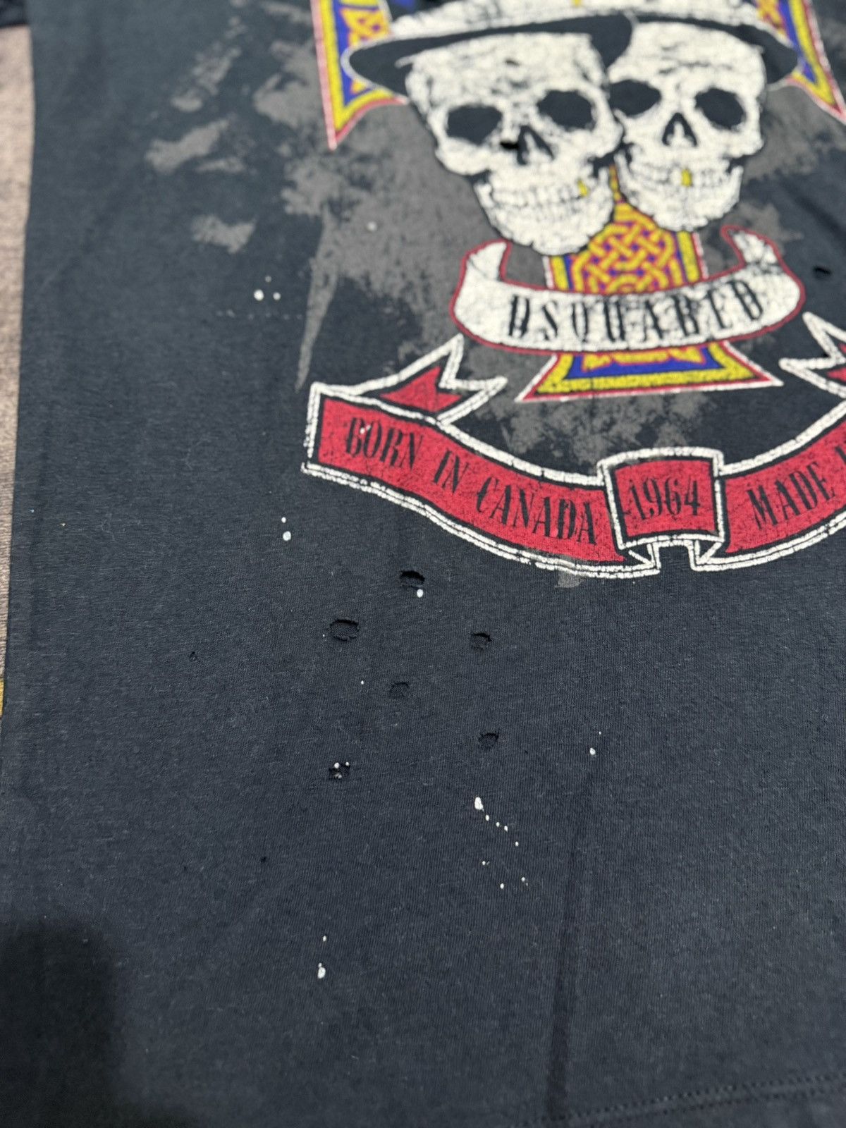 Dsquared2 DESQUARED2 SKULL ART IFSIX STYLE TSHIRT Size US M / EU 48-50 / 2 - 3 Thumbnail