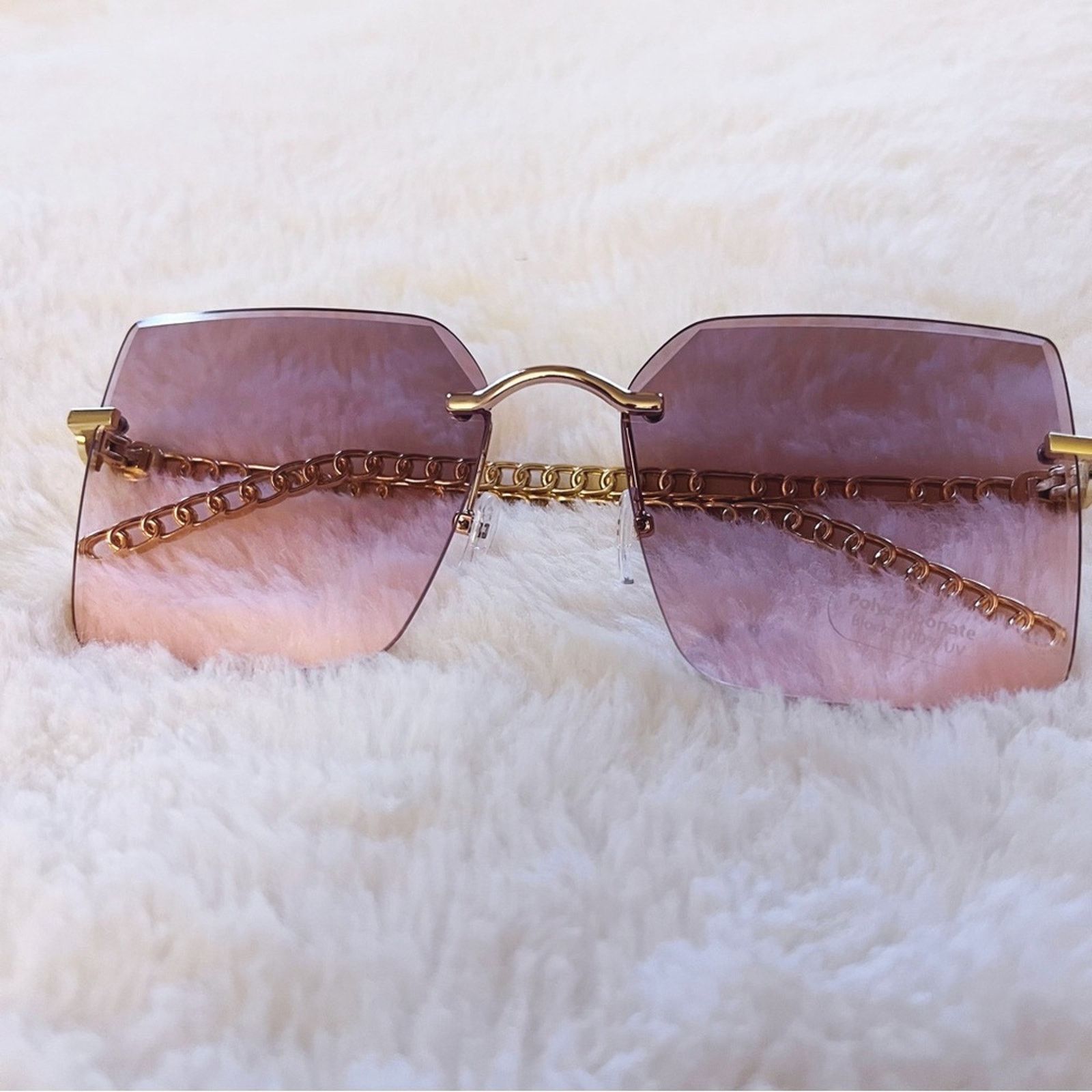 Other Skyla Light Purple Square Oversized Sunglasses Size ONE SIZE - 1 Thumbnail