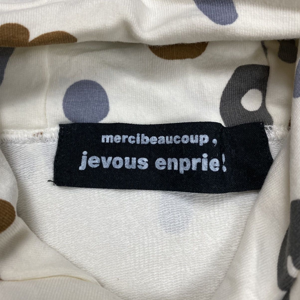 Issey Miyake Mercibeaucoup by Issey Miyake Allover Print Hoodie Size US L / EU 52-54 / 3 - 7 Thumbnail