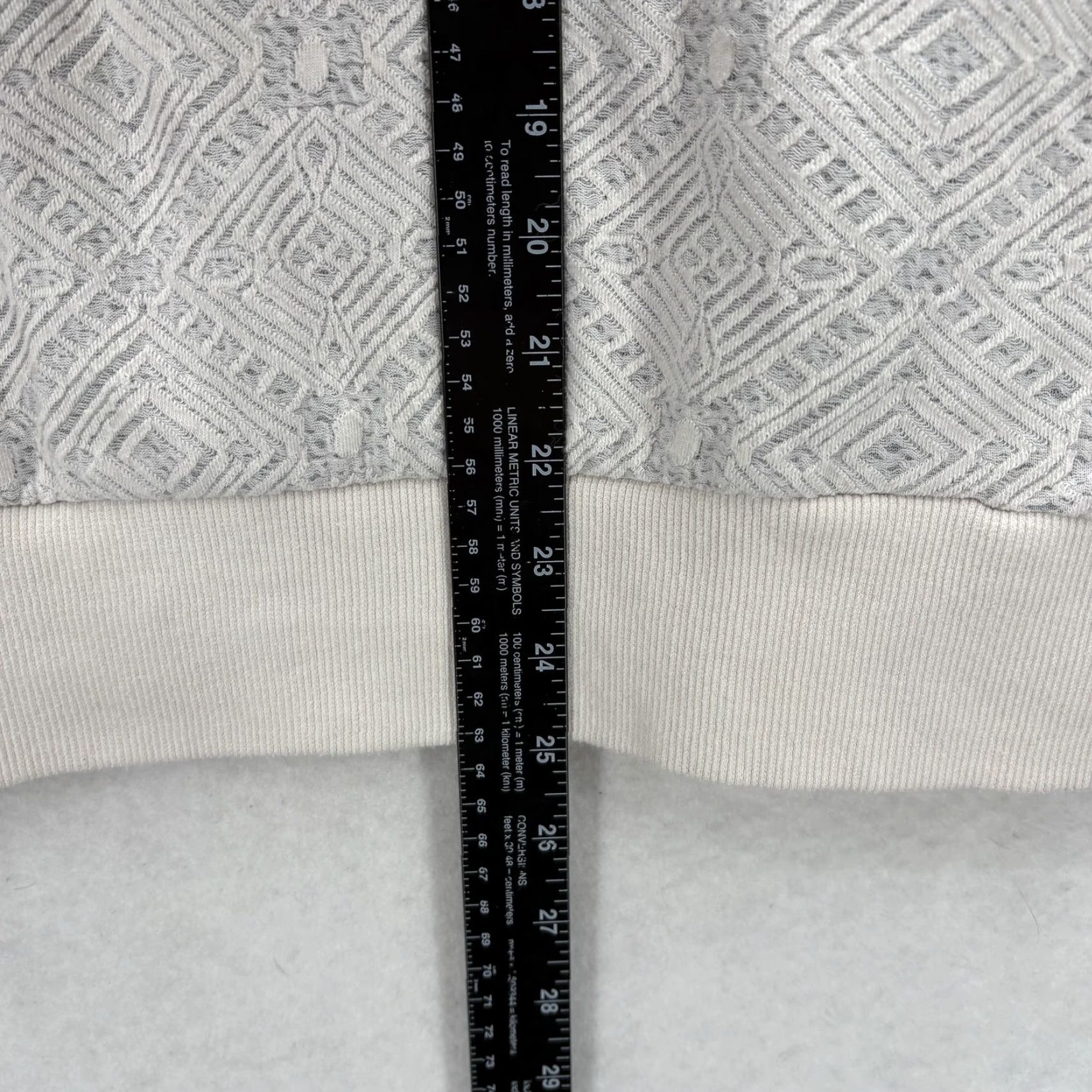 Prana prAna Gotu Pullover Sweatshirt Womens XL Gray Cowl Neck Geometric Organic Cotton Size XL / US 12-14 / IT 48-50 - 7 Thumbnail