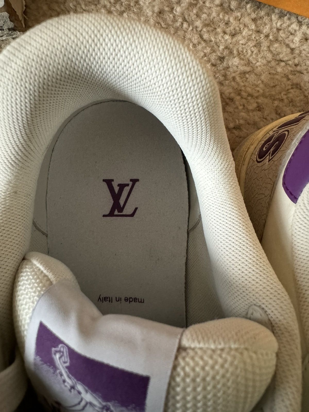 Louis Vuitton LV Trainer leather low trainers Size US 9 / EU 42 - 5 Thumbnail