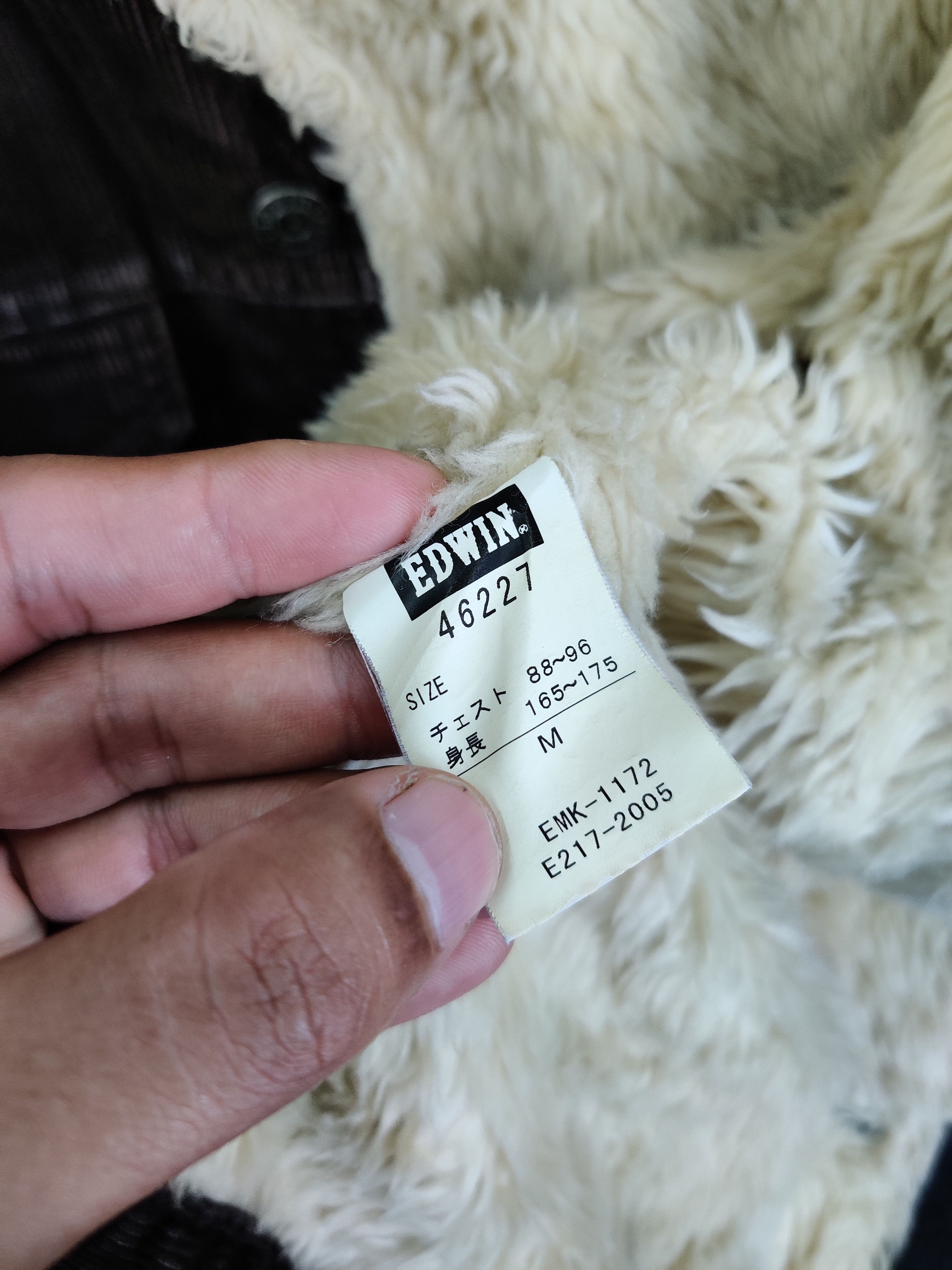 Edwin Vintage Edwin Shearling Corduroy Jacket Size US M / EU 48-50 / 2 - 16 Thumbnail