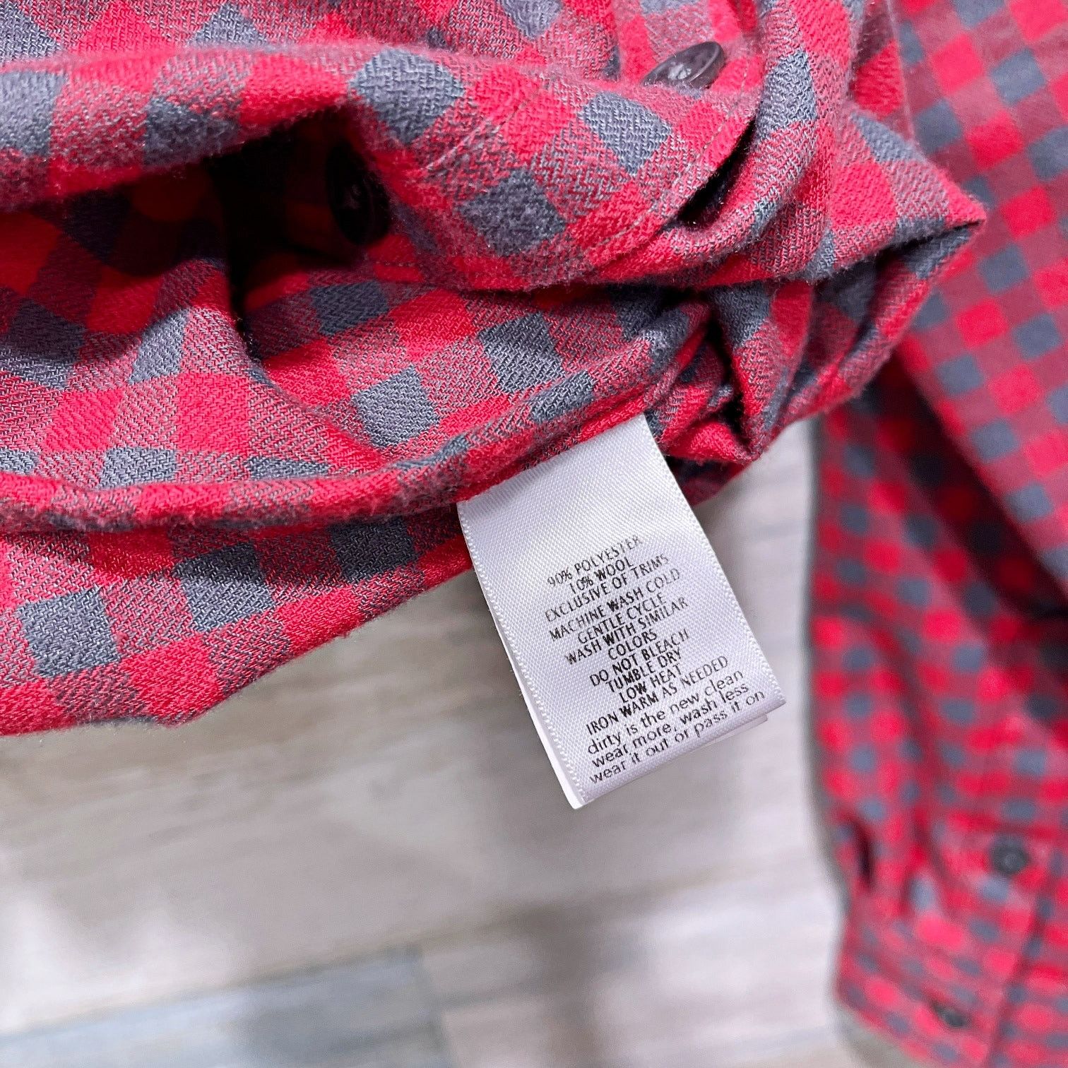Other Horny Toad & Co Flannel Shirt Red Gray Gingham Womens S Size S / US 4 / IT 40 - 7 Thumbnail