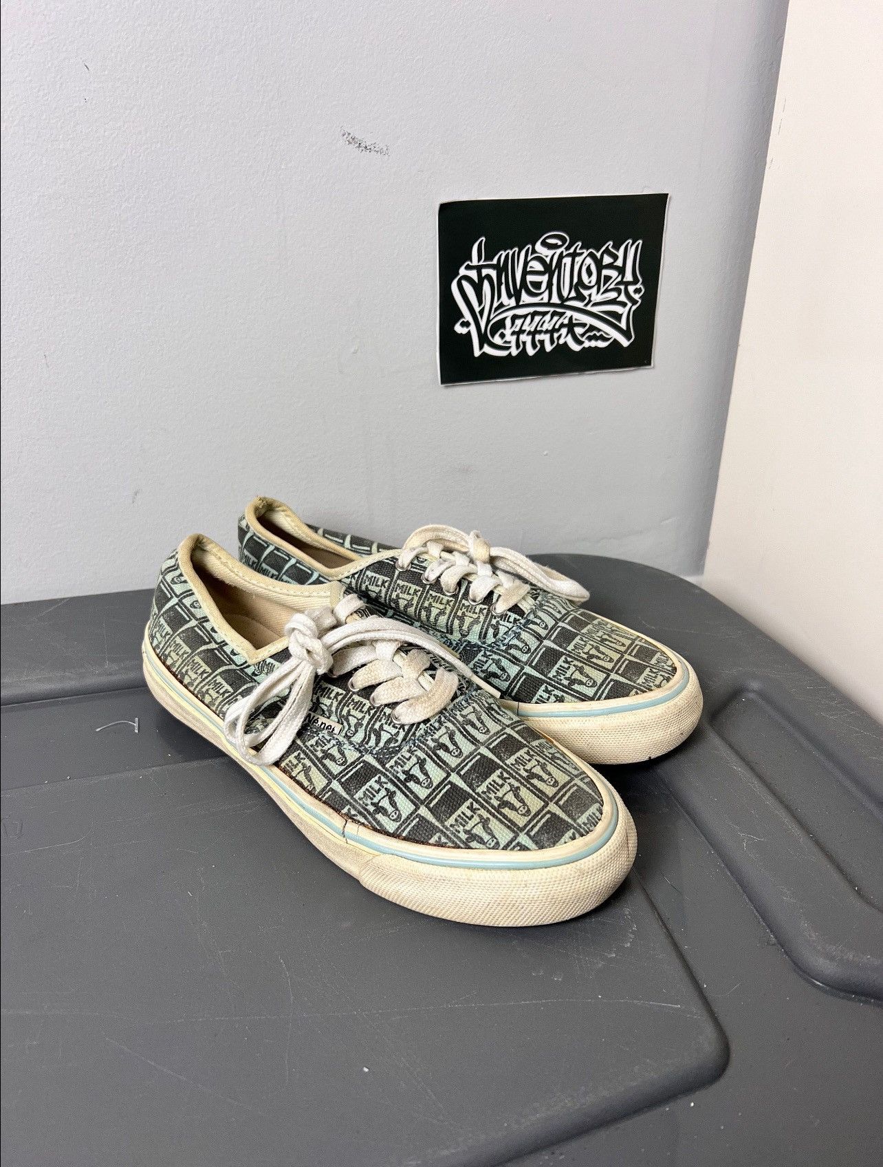 image of Issey Miyake x Ne Net Ne-Net Milk Sneakers in Green, Women's (Size 7)