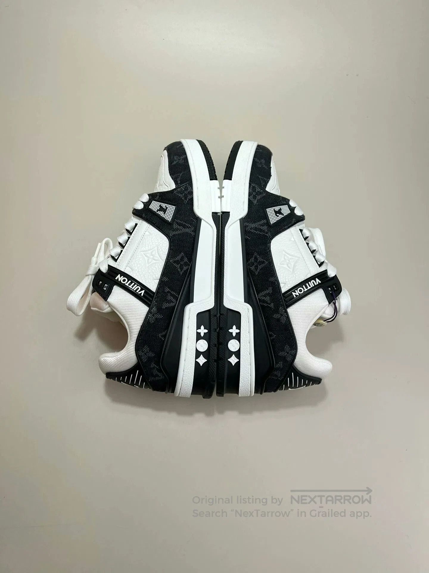 Louis Vuitton louis vuitton lv trainer black white sneakers. Size US 5 / EU 37 - 5 Thumbnail