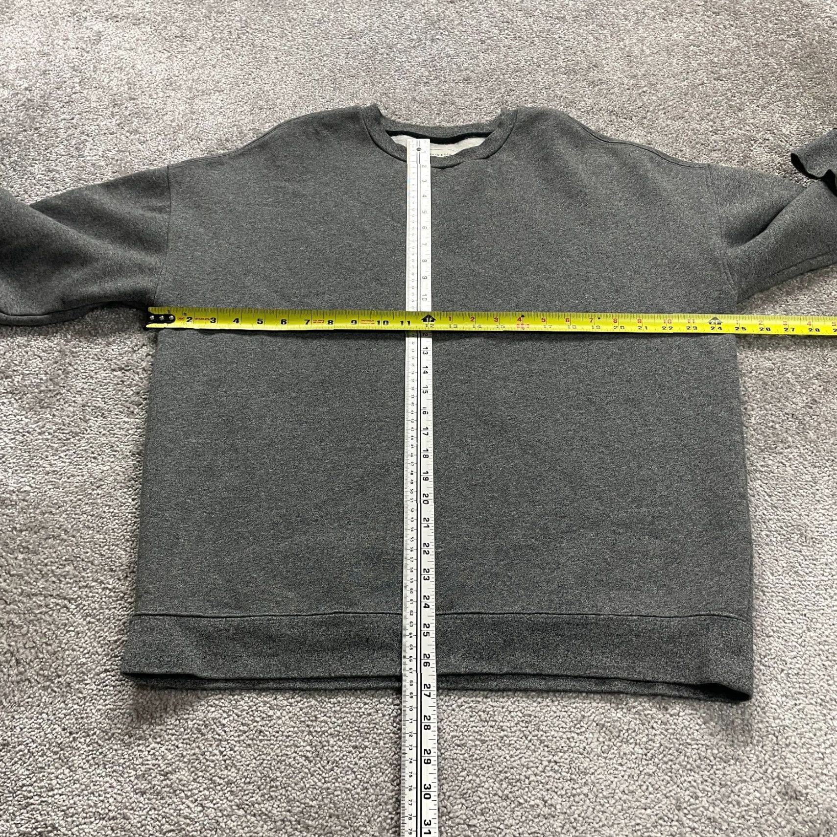 Vintage Frank & Oak Sweatshirt Mens Large Gray Fleece Pullover Crew Neck Casual Outdoor Shirt Size US L / EU 52-54 / 3 - 6 Thumbnail