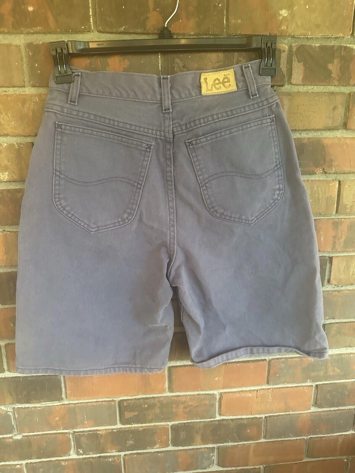 Lee Vintage High Waisted Mom Shorts Size 10 90s Lee Purple Size 32" / US 10 / IT 46 - 5 Thumbnail