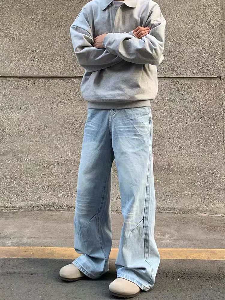 Vintage Washed Y2K Vintage Relaxed Jeans Size US 32 / EU 48 - 2 Thumbnail