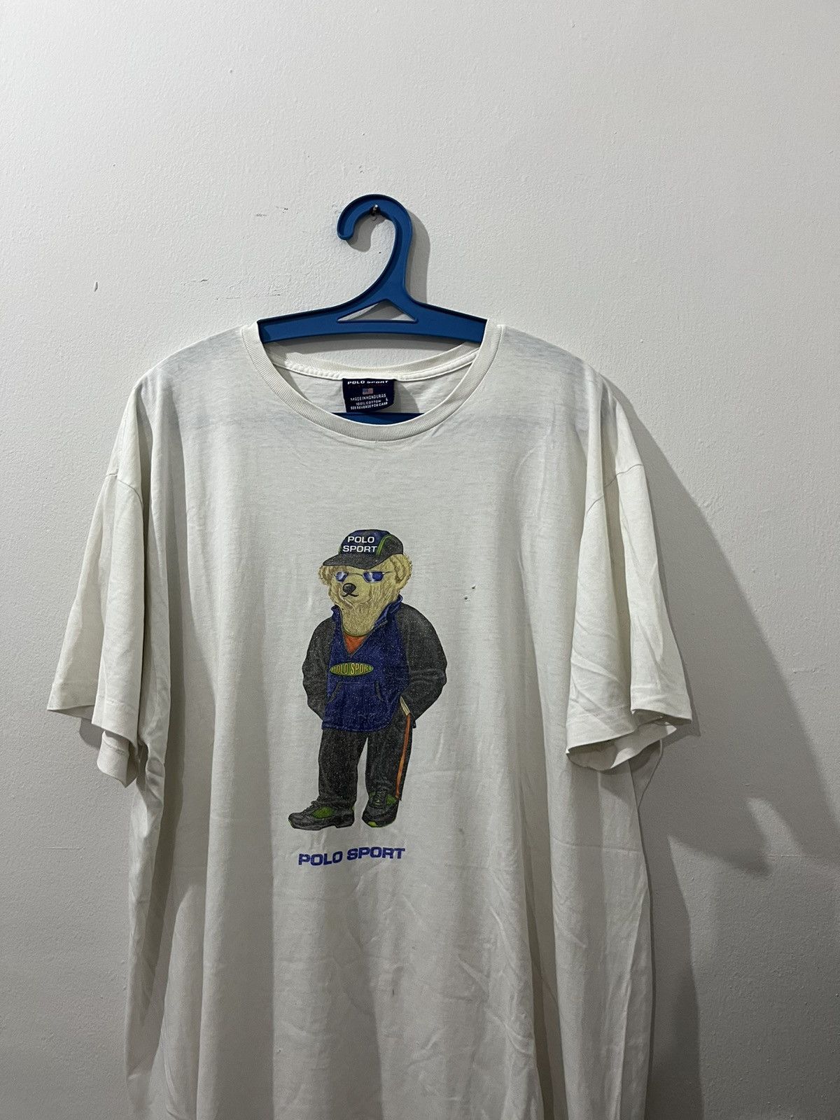 Vintage Vintage Polo Bear Polo RL RRL Polo Sport Distressed T Shirts Size US L / EU 52-54 / 3 - 2 Thumbnail