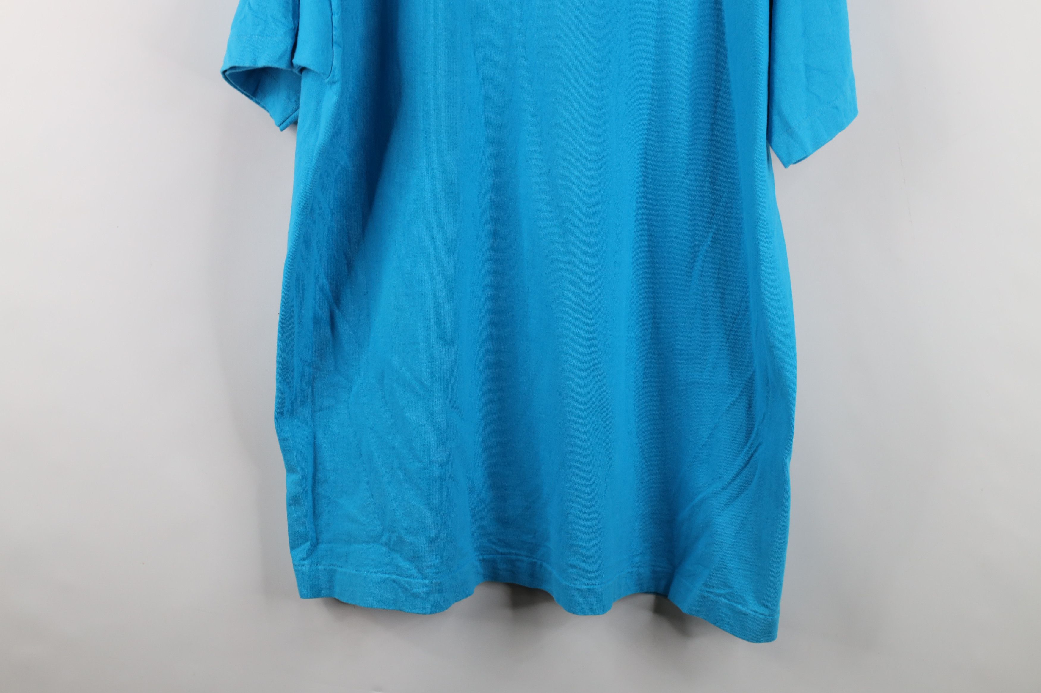 Vintage Vintage 90s Streetwear Mailbox Bird Flower T-Shirt Blue Size XL / US 12-14 / IT 48-50 - 11 Thumbnail