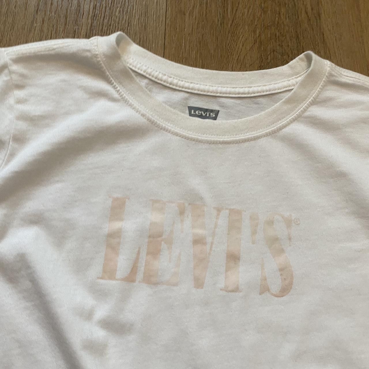 Levi's Levi's white crop top #croptop Premium Boxy Size US XXS / EU 40 - 3 Thumbnail