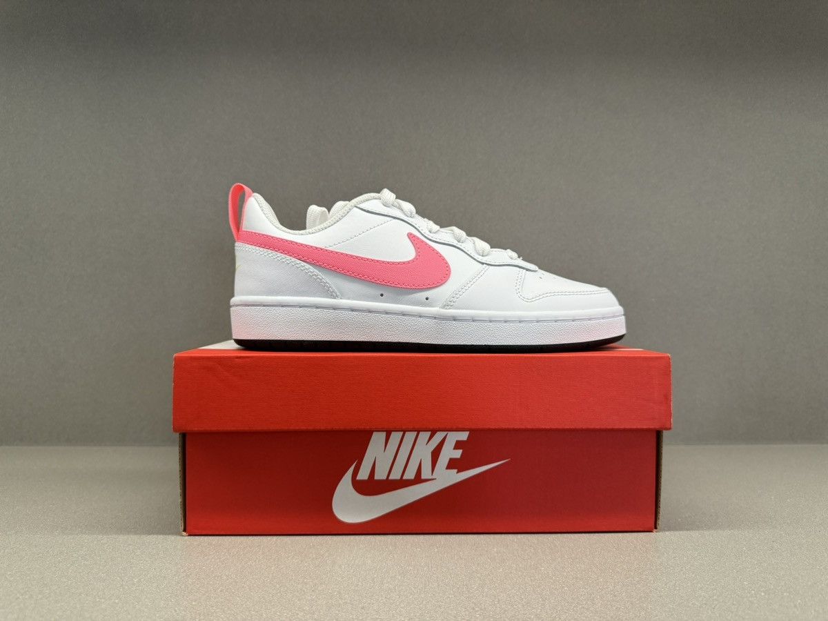 Nike Nike Court Borough Low 2 White Light Citron GS Size US 5.5 / IT 35.5 - 3 Thumbnail