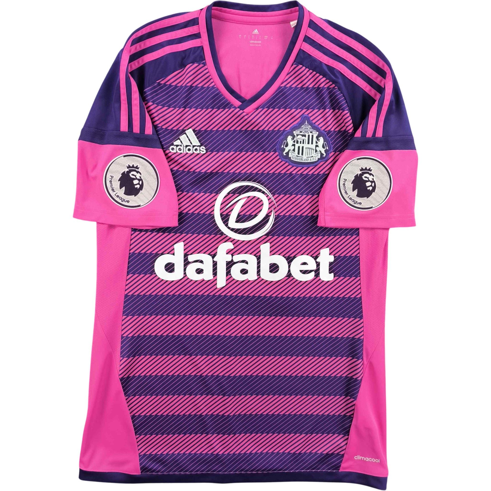 Adidas Sunderland 2016-17 Adidas third Defoe football jersey size S Size US S / EU 44-46 / 1 - 2 Thumbnail