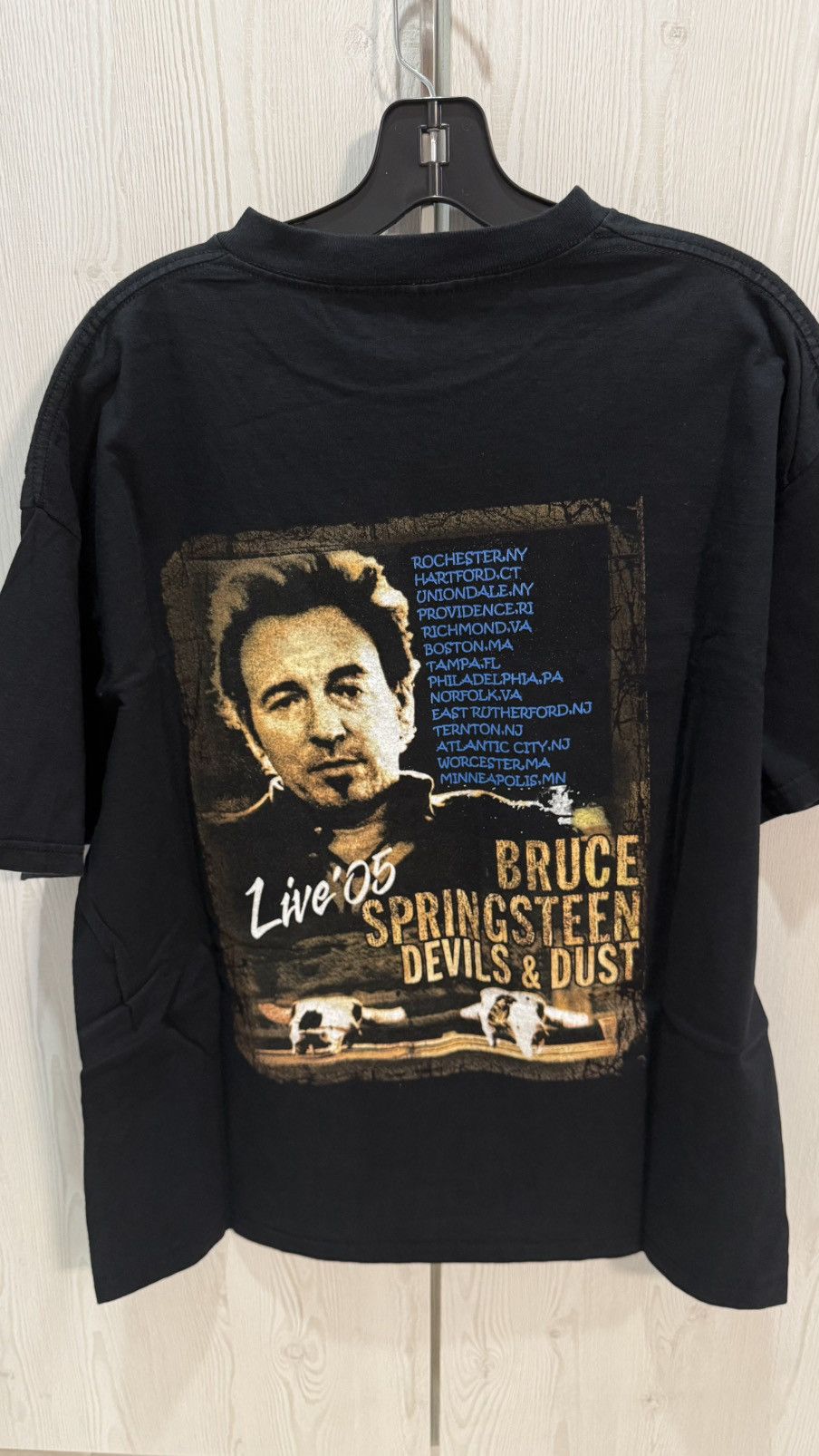 Band Tees 2005 Bruce Springsteen Devils & Dust Concert LIVE '05 Tee XL Size US XL / EU 56 / 4 - 5 Thumbnail