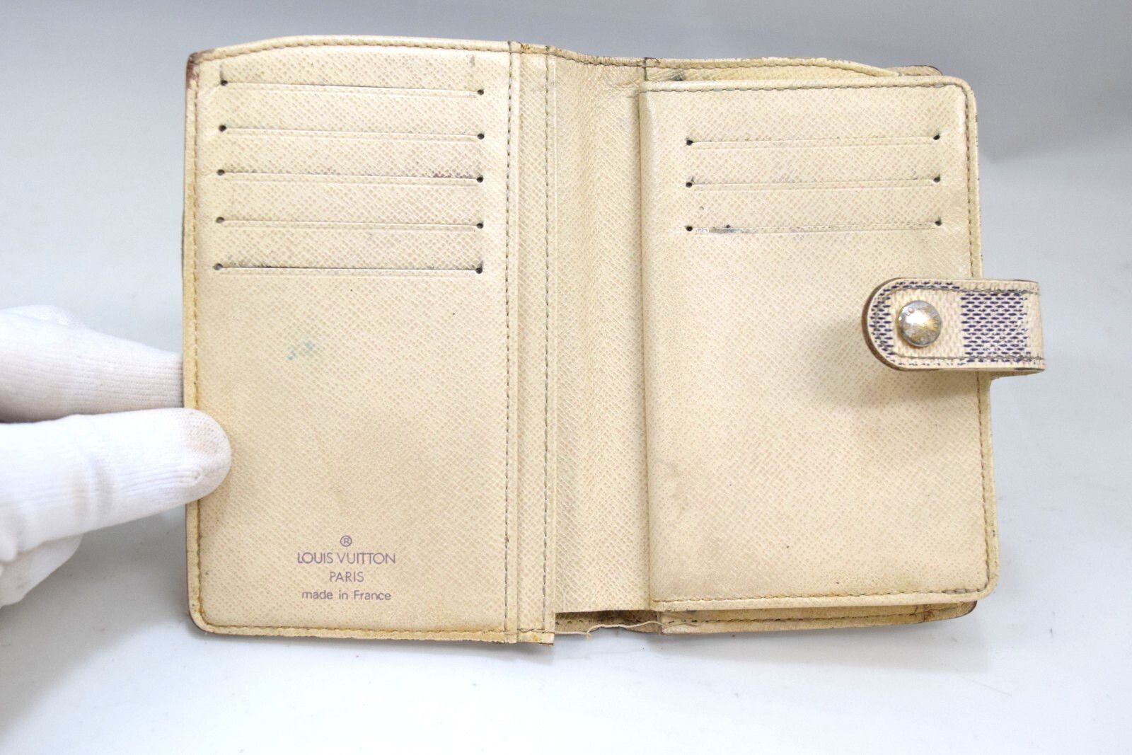Louis Vuitton Louis Vuitton Portefeuille Viennois Wallet Azur N61676 Size ONE SIZE - 8 Thumbnail