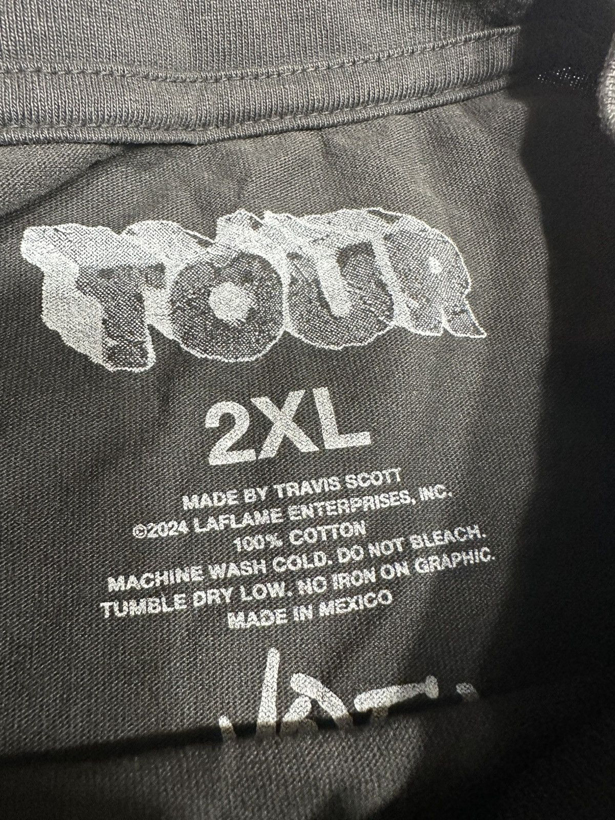Travis Scott Travis Scott Delresto/Echoes Utopia Tour Tee/2XL Size US XXL / EU 58 / 5 - 4 Thumbnail
