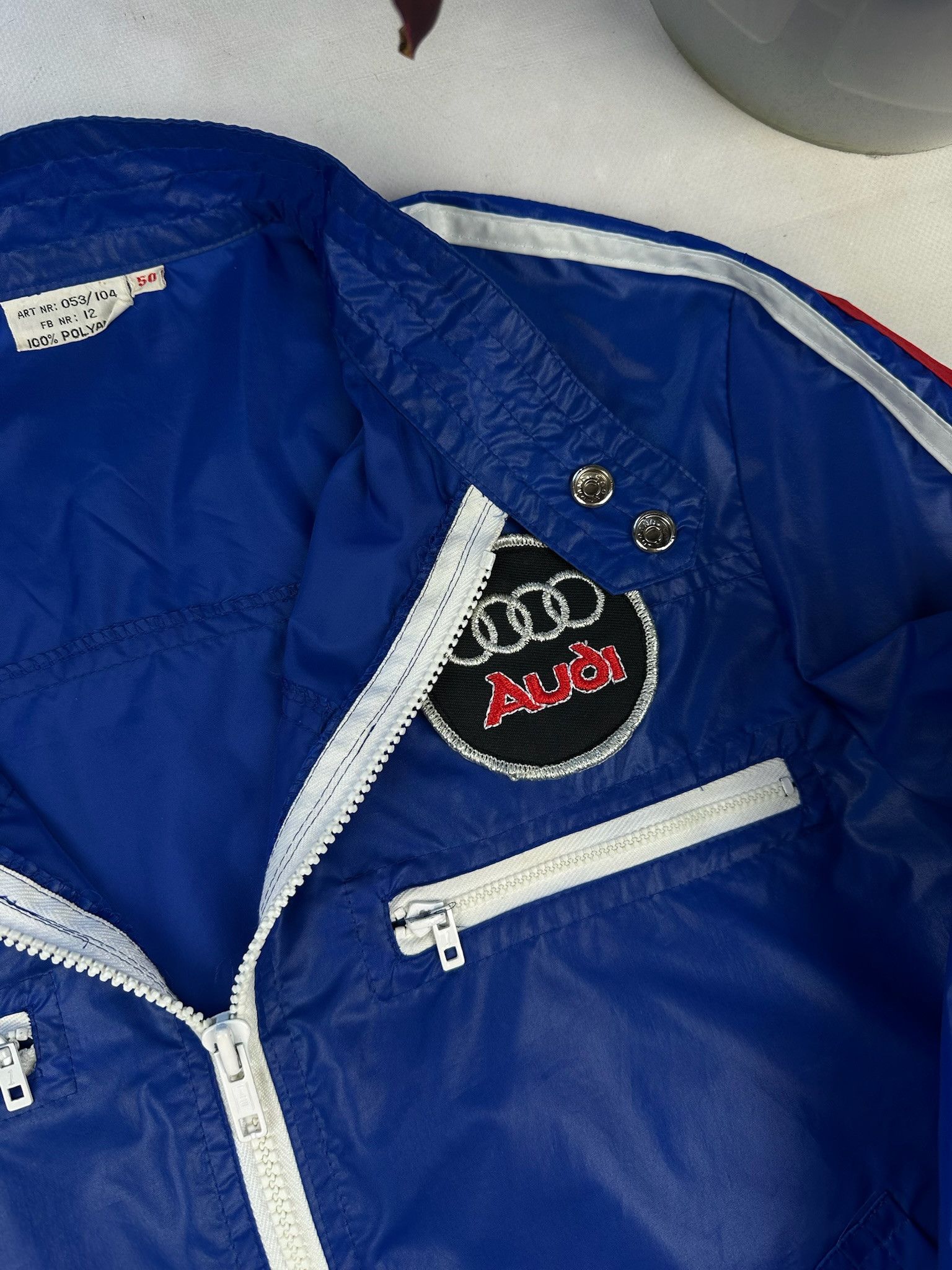Audi Vintage Audi Racing F1 Jacket 90s track top nylon Size US M / EU 48-50 / 2 - 4 Thumbnail