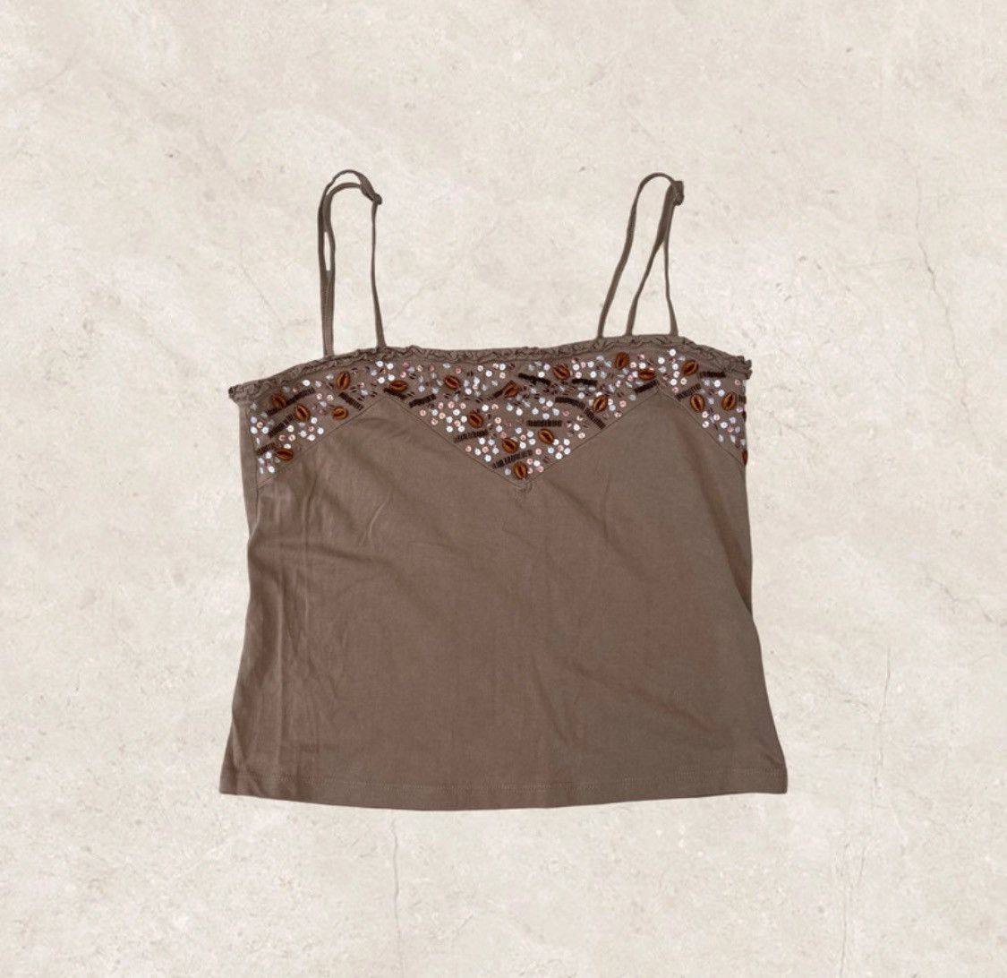 Vintage Vintage Y2K 00s cami sequin top Size M / US 6-8 / IT 42-44 - 4 Thumbnail