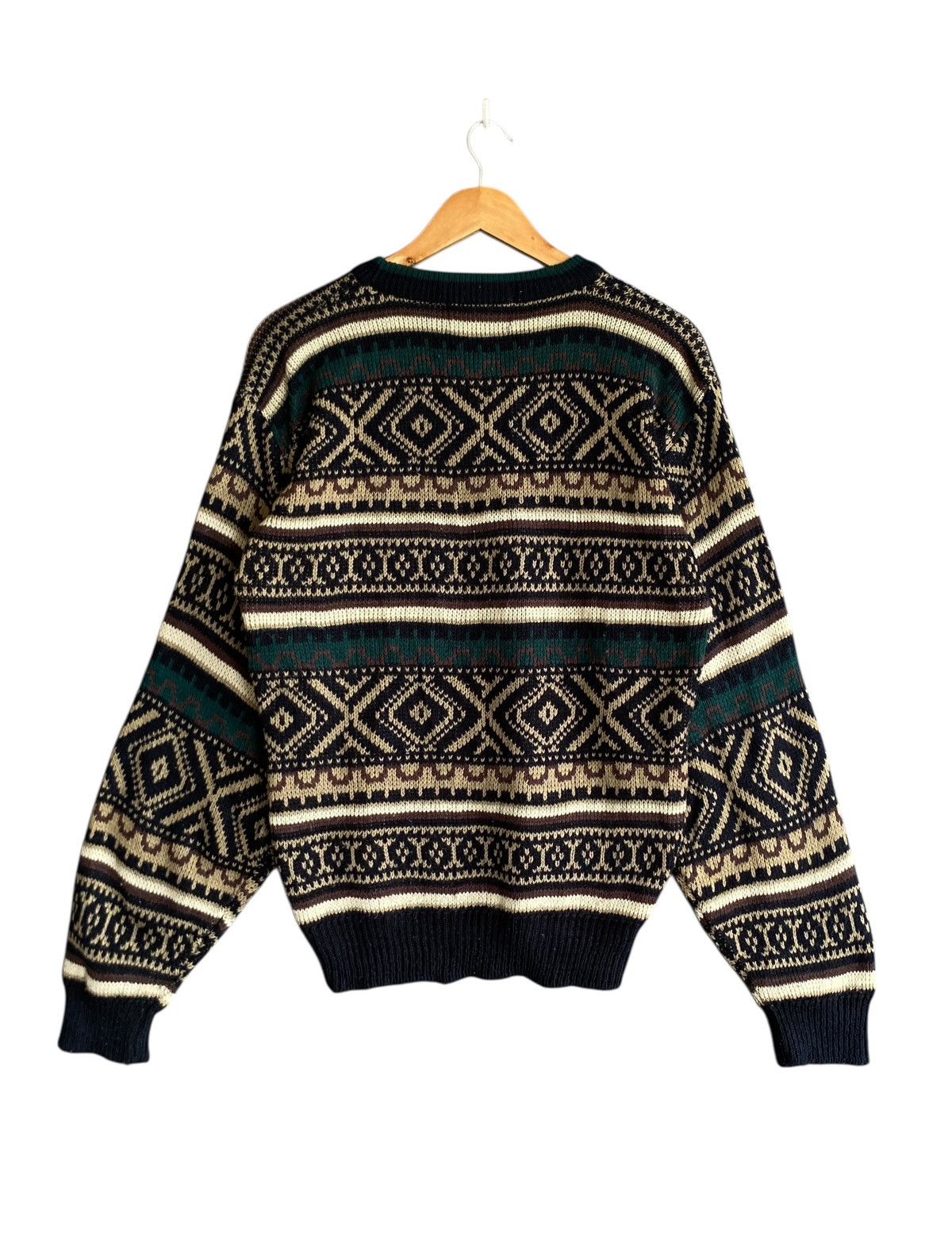 Vintage Vintage Brand Trend Basics Navajo Wool Knitwear 1990s Size US M / EU 48-50 / 2 - 2 Thumbnail