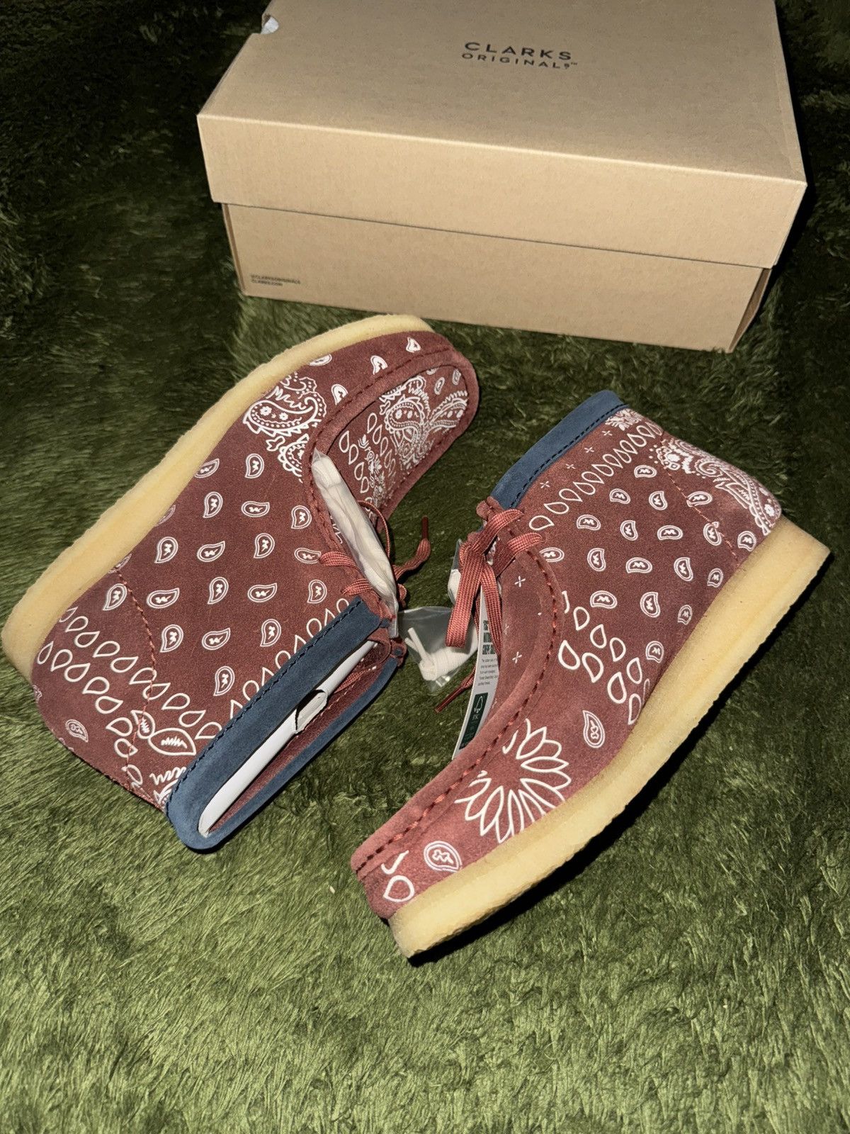 Clarks [UK 8.5] Clarks Wallabee Boot Paisley Bricks Size US 9 / EU 42 - 4 Thumbnail