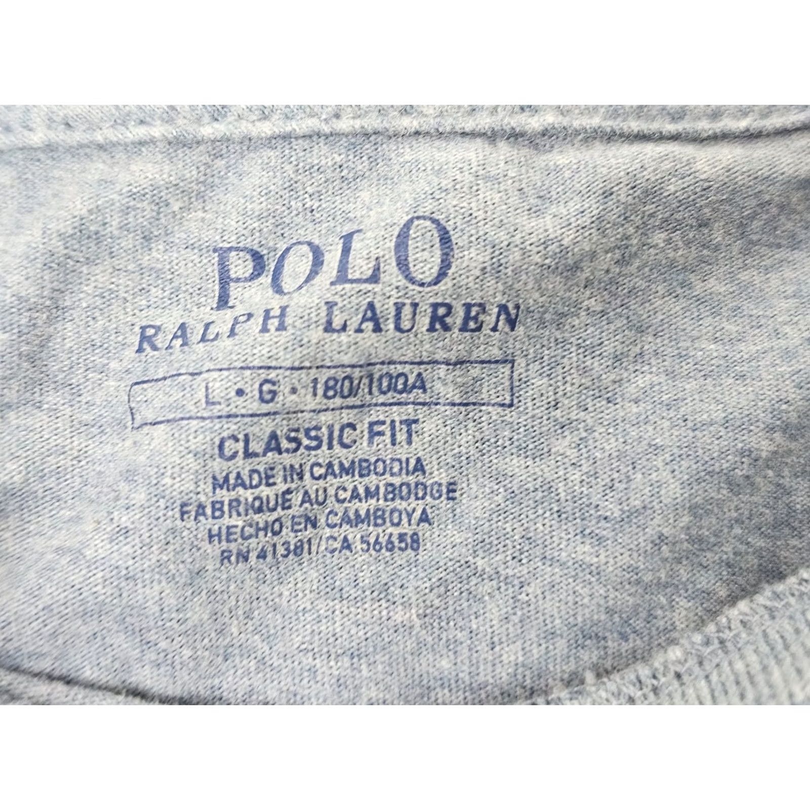 Polo Ralph Lauren Polo Ralph Lauren Classic Fit Long Sleeve Cotton Shirt Men L Heathered Blue Pony Size US L / EU 52-54 / 3 - 3 Thumbnail