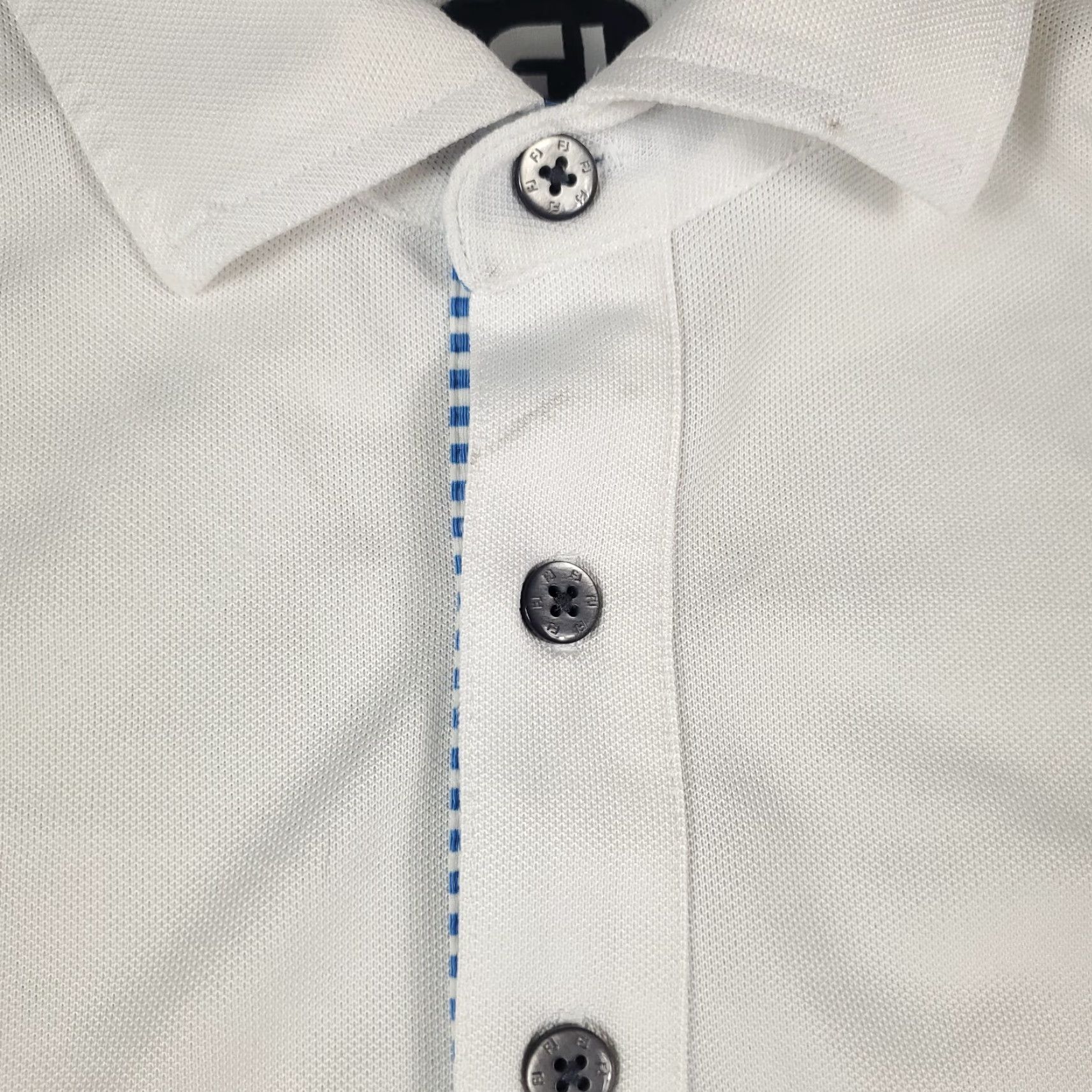 Footjoy FJ Polo Shirt Mens Size M White Size US M / EU 48-50 / 2 - 3 Thumbnail