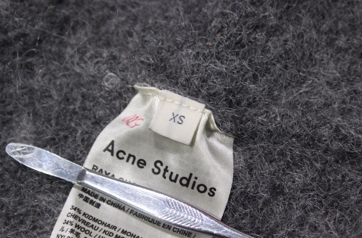 Acne Studios Acne Studios Mohair Cardigan Raya Short Paw14 Size XS / US 0-2 / IT 36-38 - 11 Thumbnail