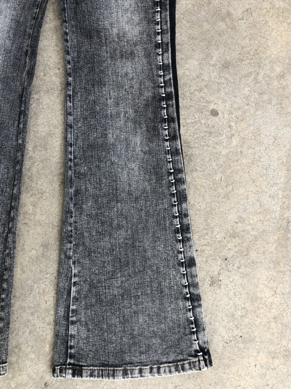 If Six Was Nine Japanese Nouvo Flared Jeans Distressed Jeans Size US 30 / EU 46 - 7 Thumbnail