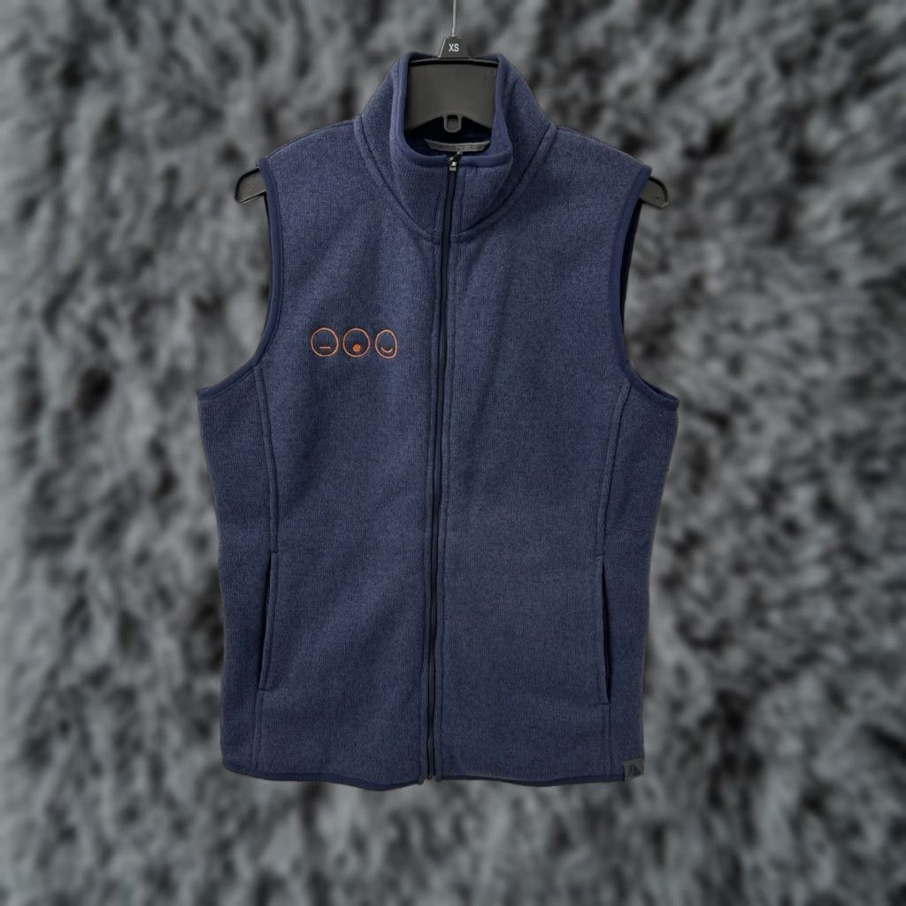 Vintage L.L. Bean Vest Womens Size S Navy Blue Full Zip Pockets Fleece Size S / US 4 / IT 40 - 1 Thumbnail