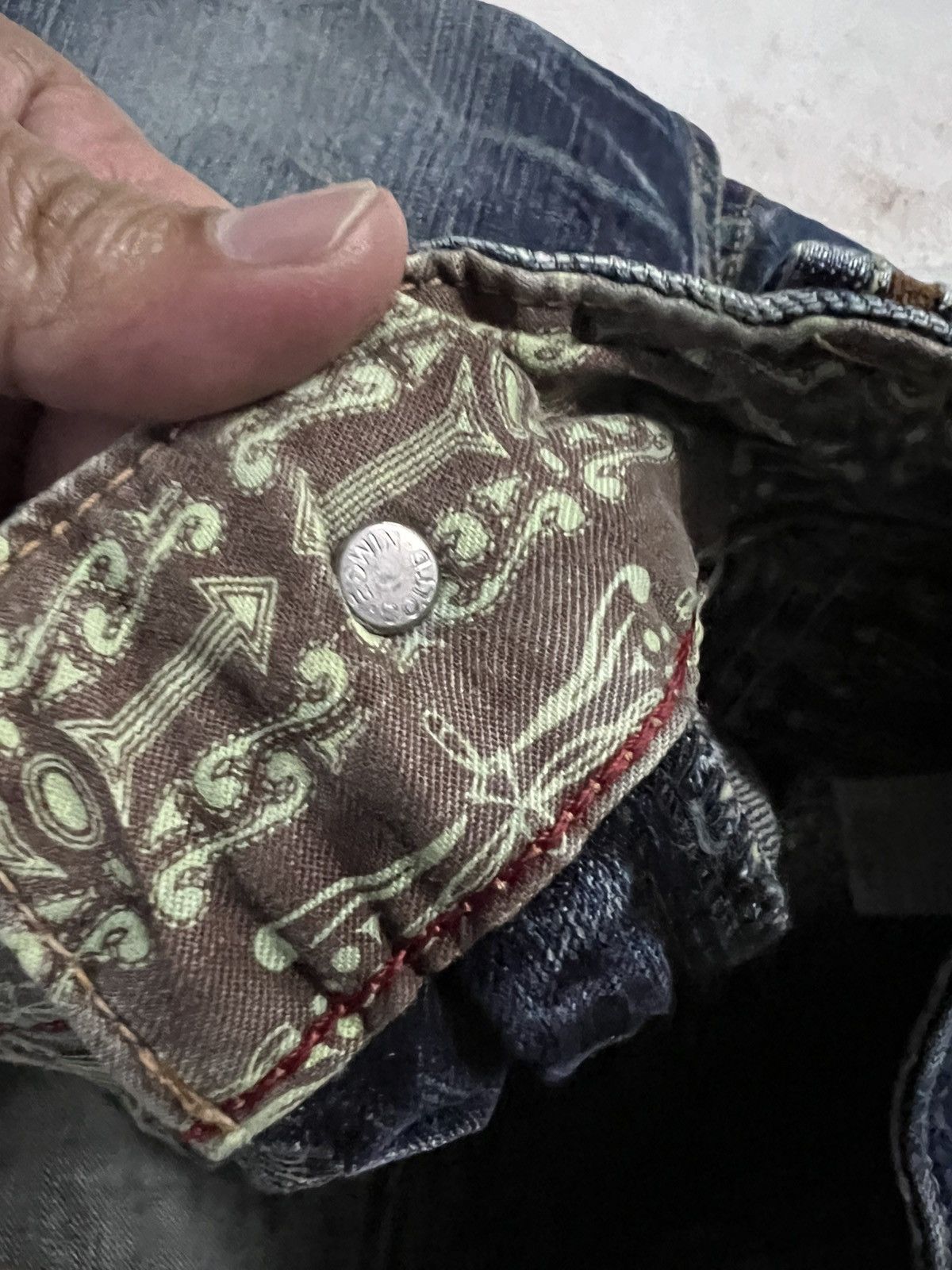 Edwin 💥Rare💥Edwin Exclusive Vintage Buffalo Head Jeans Size US 30 / EU 46 - 17 Thumbnail