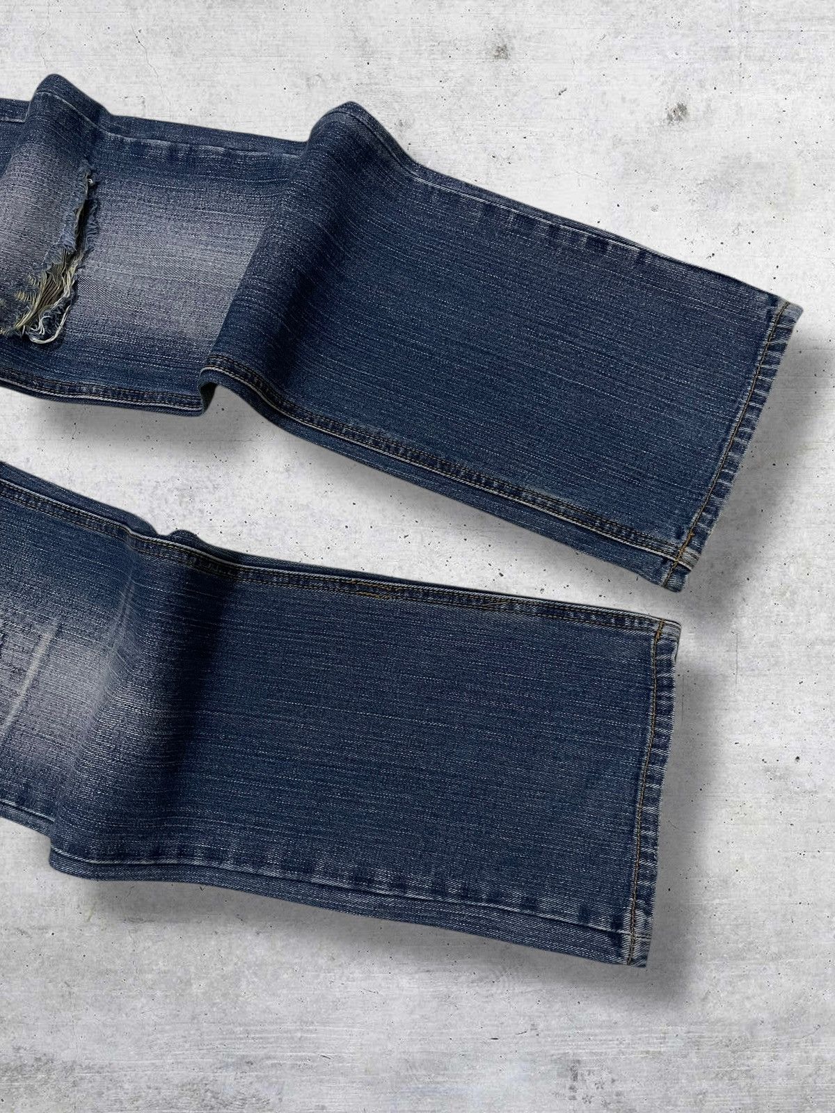 semanticdesign VINTAGE NYLAUS OG DESIGNER JAPAN RIPPED STYLE PUNK DENIM Size US 30 / EU 46 - 5 Thumbnail