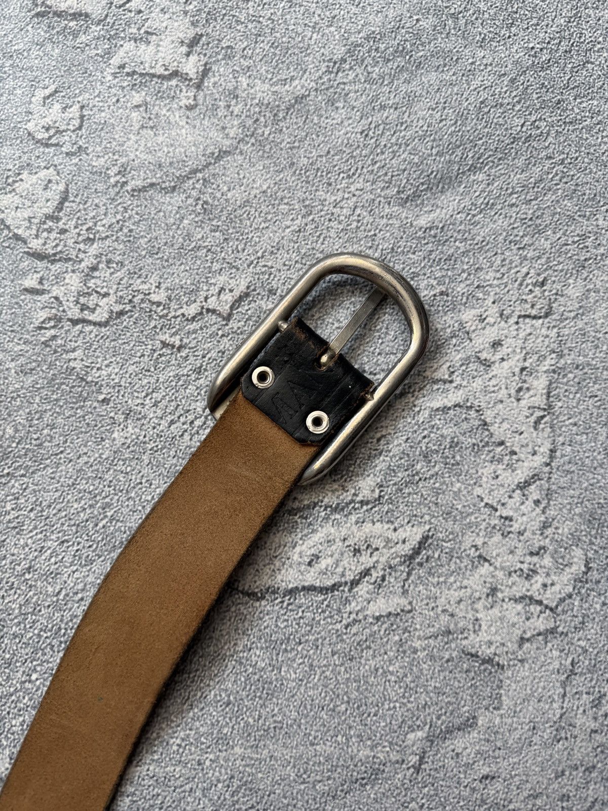Armani Vintage Giorgio Armani Belt Leather Y2K Metal Details Size ONE SIZE - 8 Thumbnail