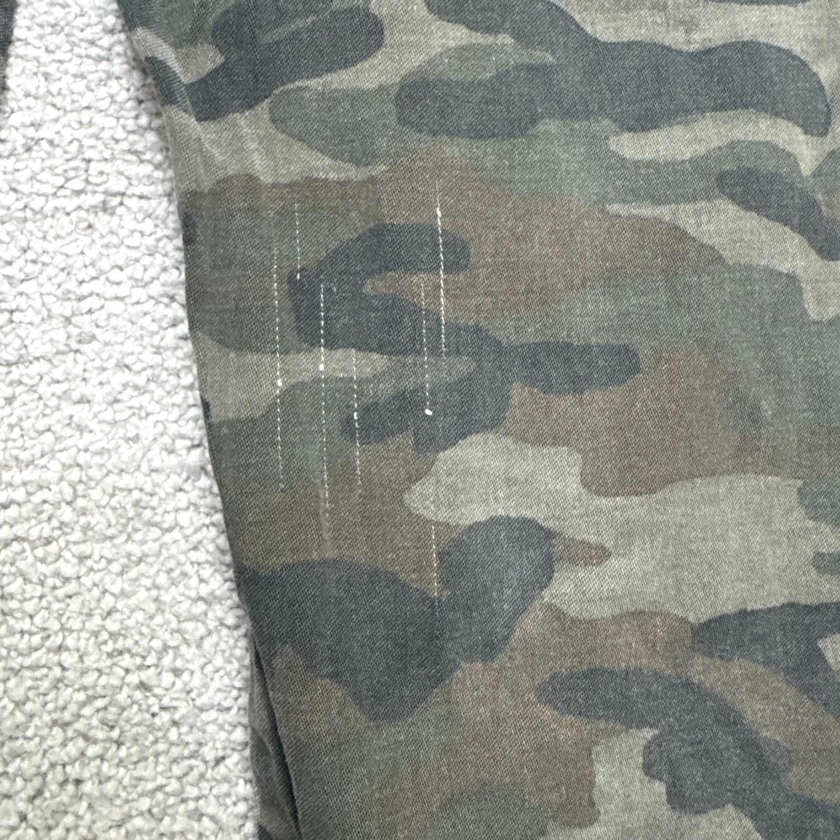 Bella Dahl Bella Dahl Camo Jogger Pants Womens Medium Casual 32x25 Elastic Waist Cotton Blend multicolor Size 32" / US 10 / IT 46 - 6 Thumbnail